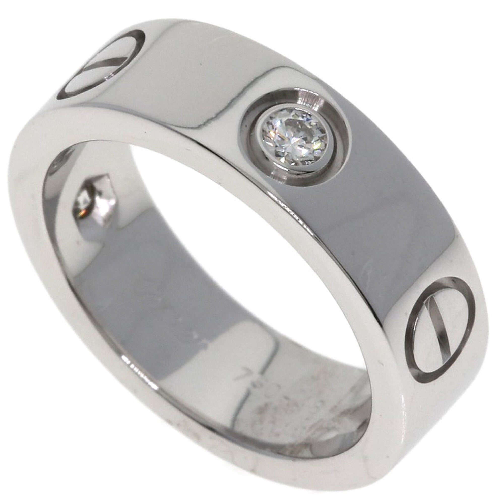 Cartier Love White Gold (18K) Band Ring (Pre-Owned)