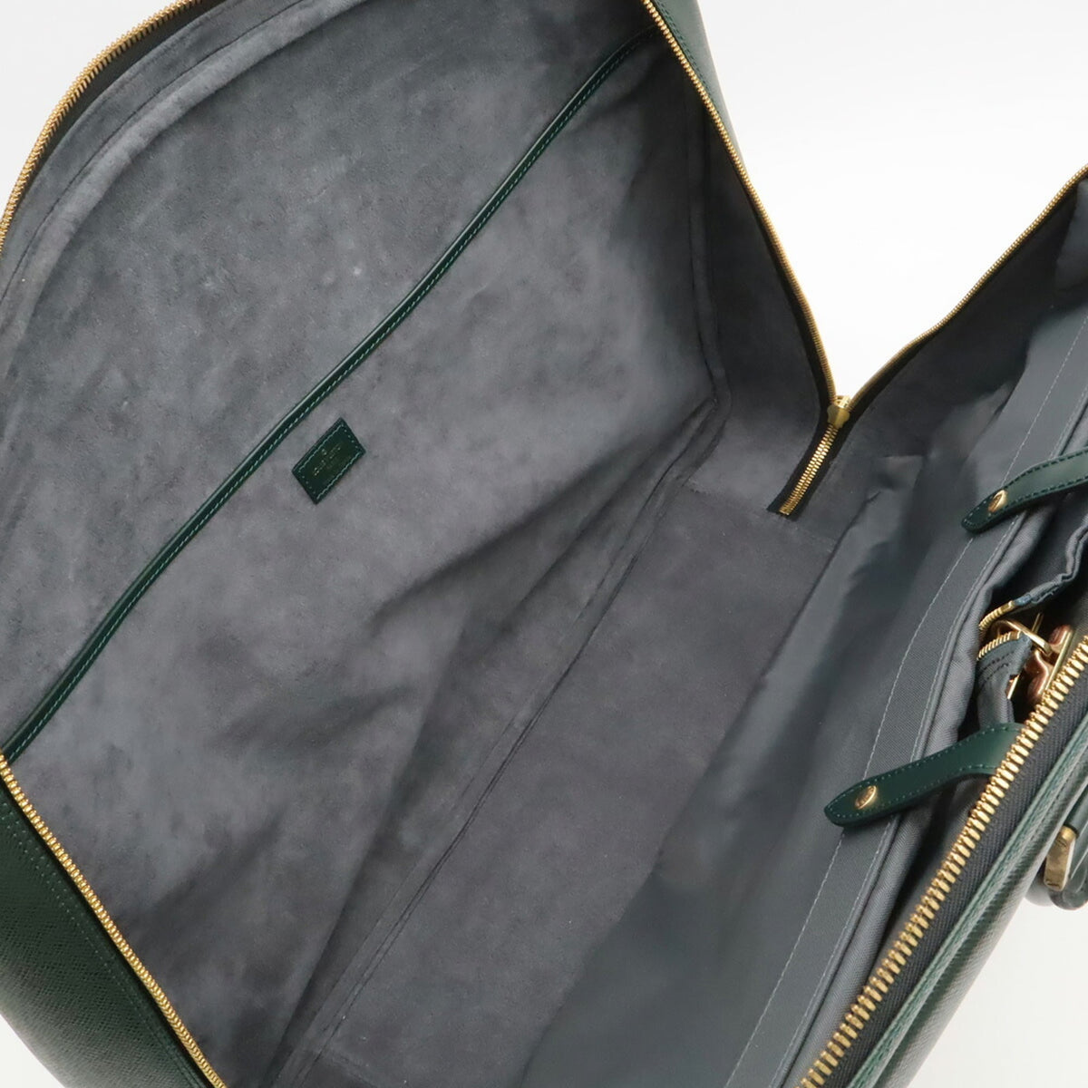 Louis Vuitton Green Leather Boston Bag (Pre-Owned)