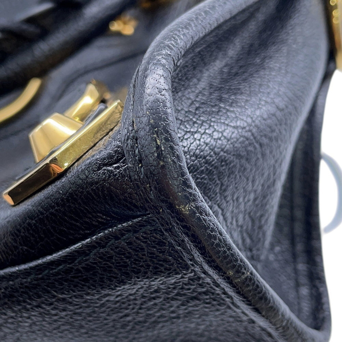Balenciaga Black Leather Handbag (Pre-Owned)