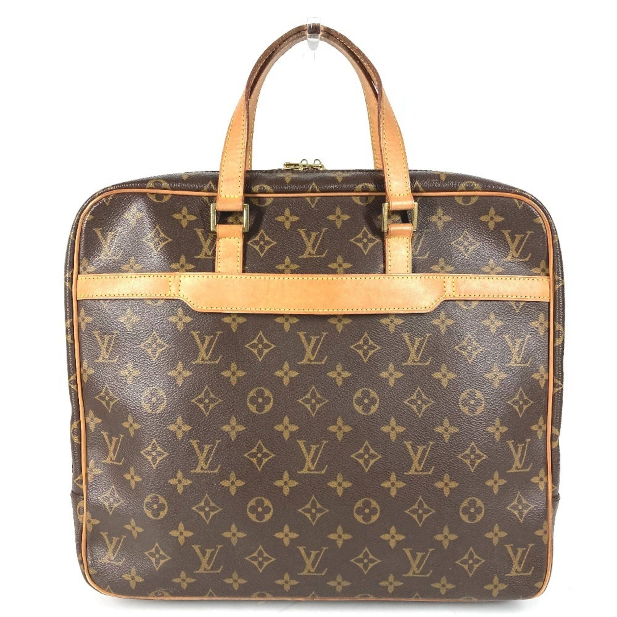 Louis Vuitton Brown Monogram Canvas Handbag Tote Bag (Pre-Owned)