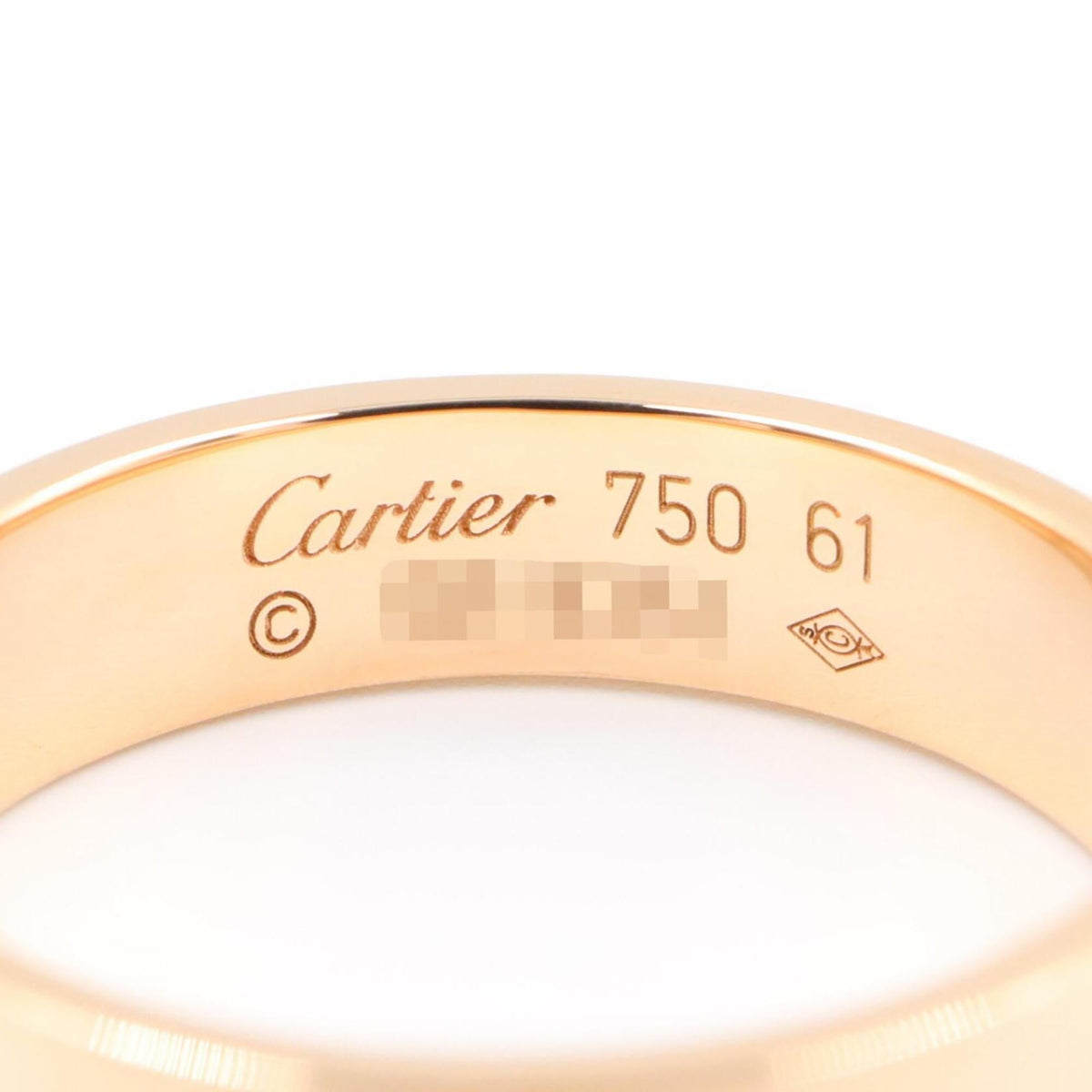 Cartier Gold Pink Gold (18K) Band Ring (Pre-Owned)