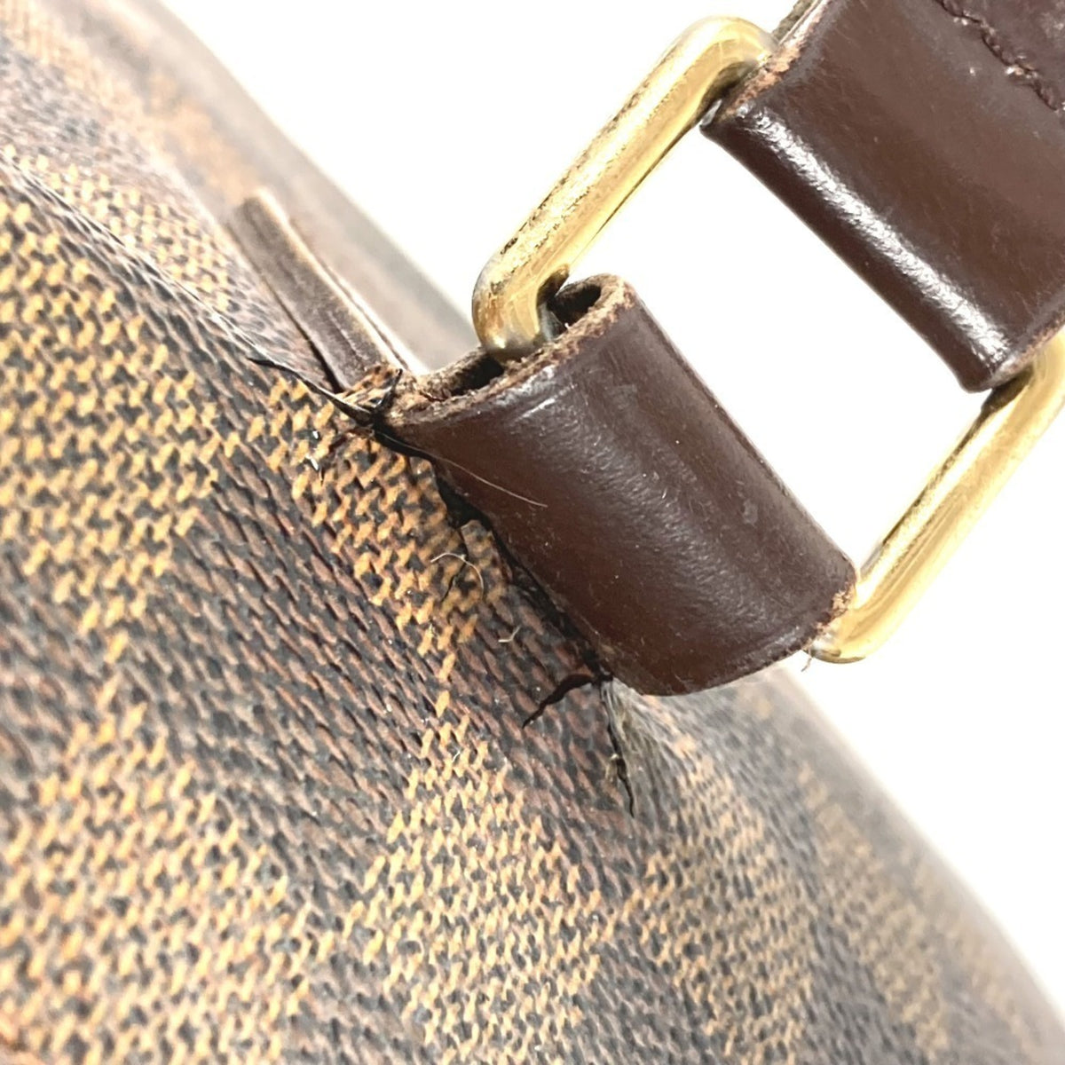 Louis Vuitton Damier Brown Ebene Damier Canvas Shoulder Bag Tote Bag (Pre-Owned)