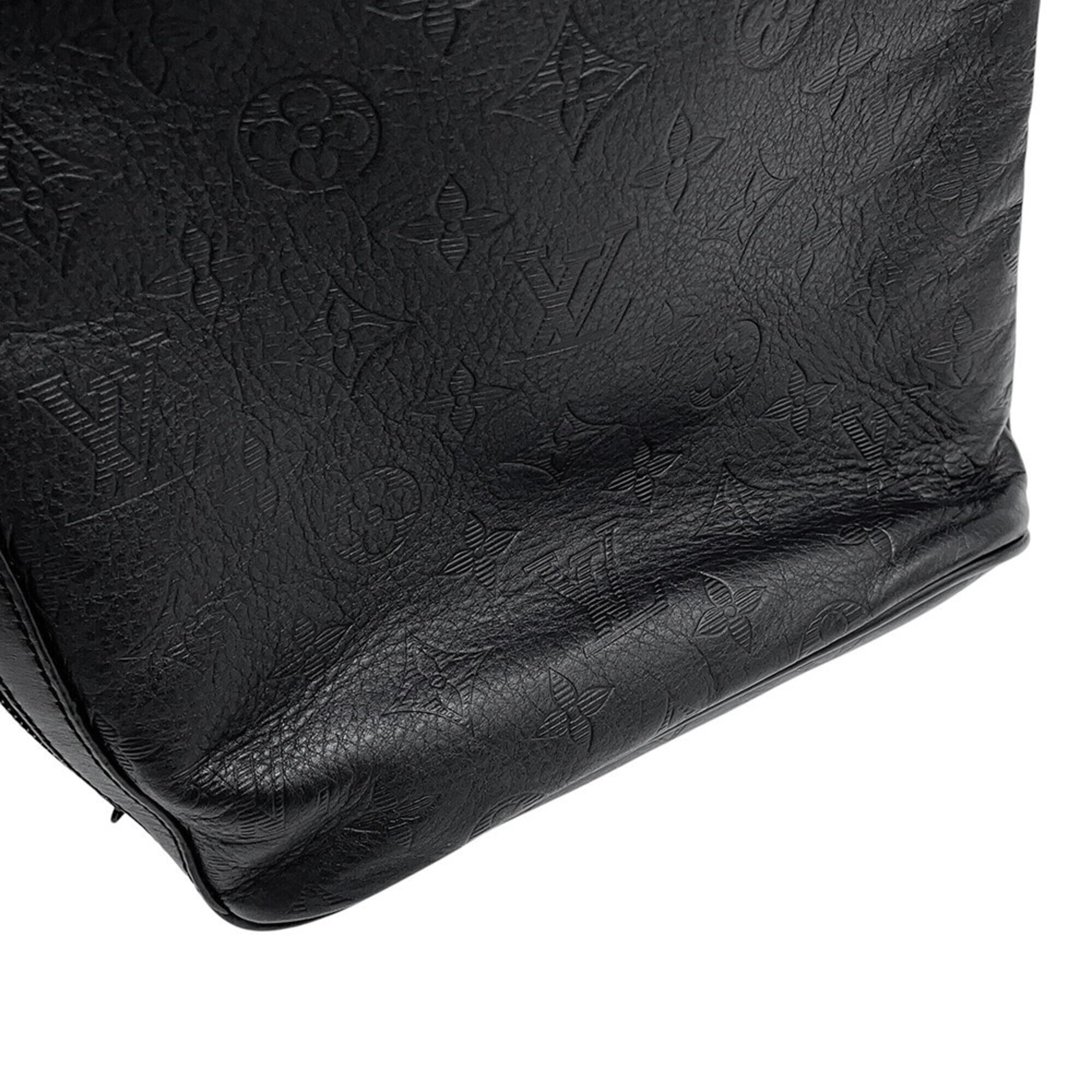 Louis Vuitton Black Monogram Noir Monogram Shadow Handbag Sling Bag (Pre-Owned)
