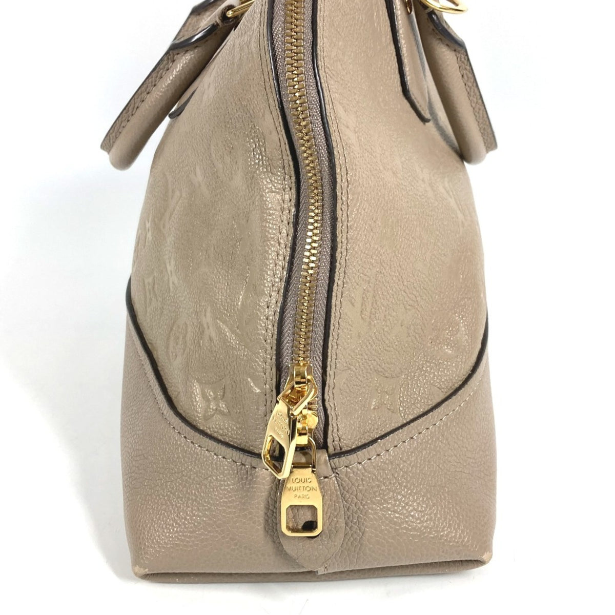 Louis Vuitton Beige Monogram Empreinte Leather Handbag Tote Bag (Pre-Owned)