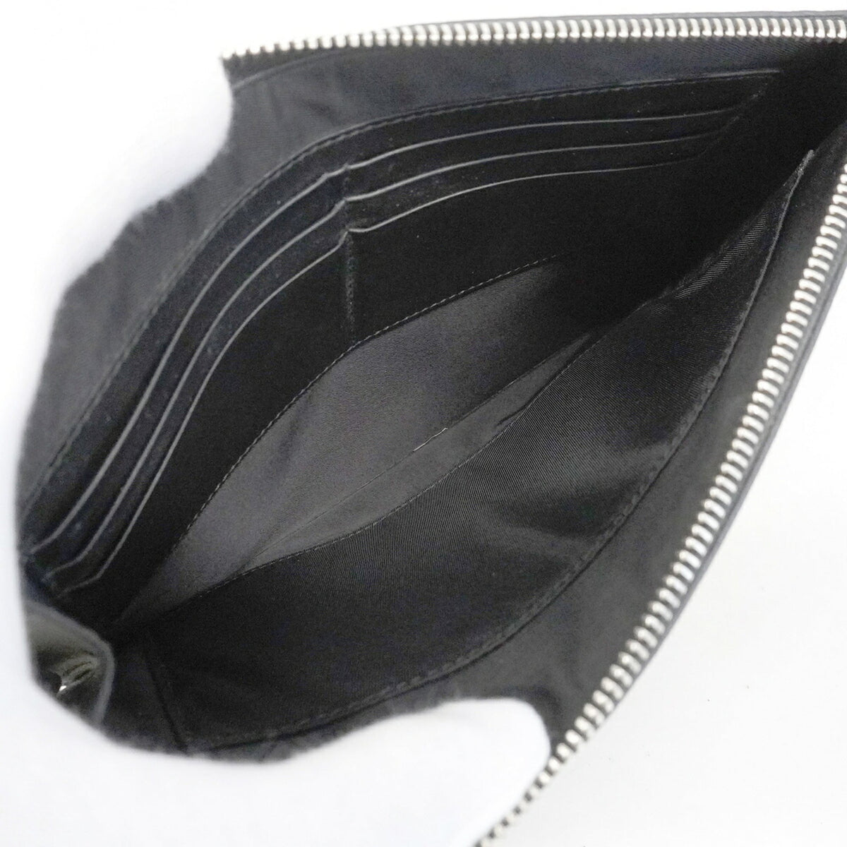 Gucci Black Brown Pvc Clutch Bag (Pre-Owned)