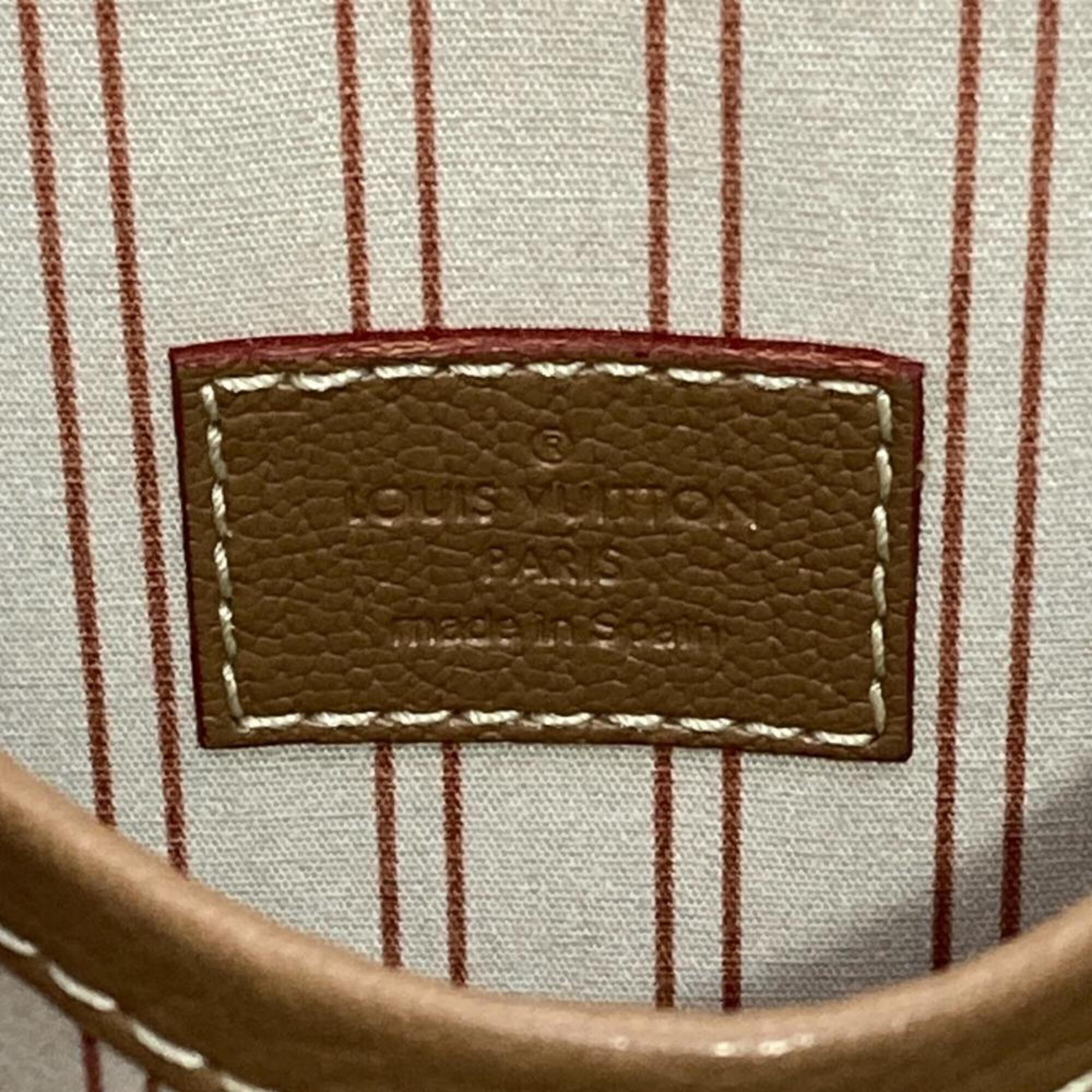 Louis Vuitton Beige Canvas Tote Bag (Pre-Owned)