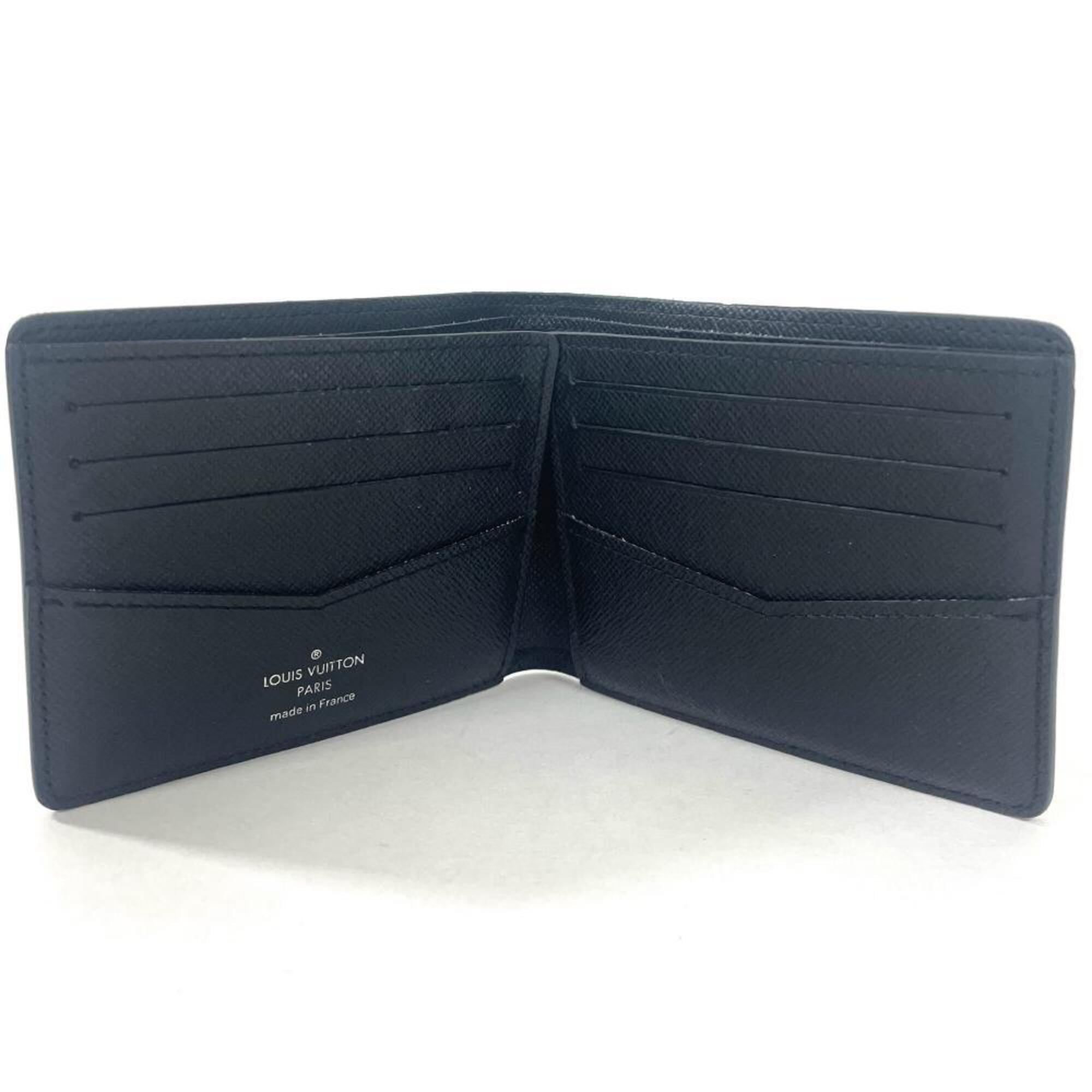 Louis Vuitton Monogram Eclipse Black Monogram Eclipse Wallet (Bi-Fold) (Pre-Owned)