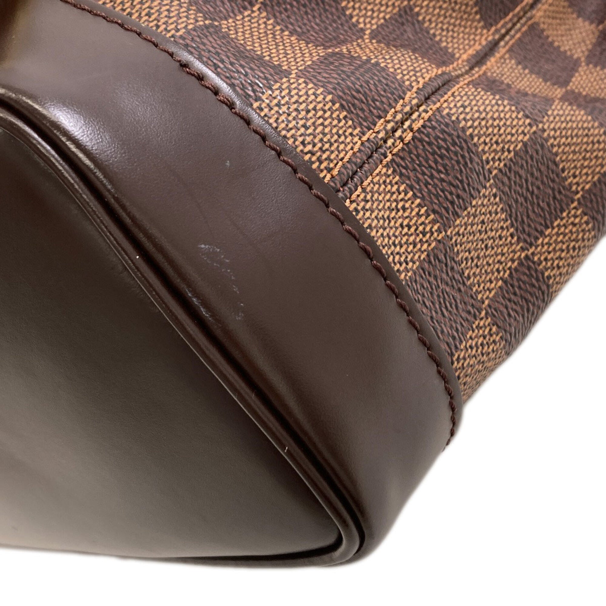 Louis Vuitton Damier Canvas Ebene Damier Canvas Backpack (Pre-Owned)
