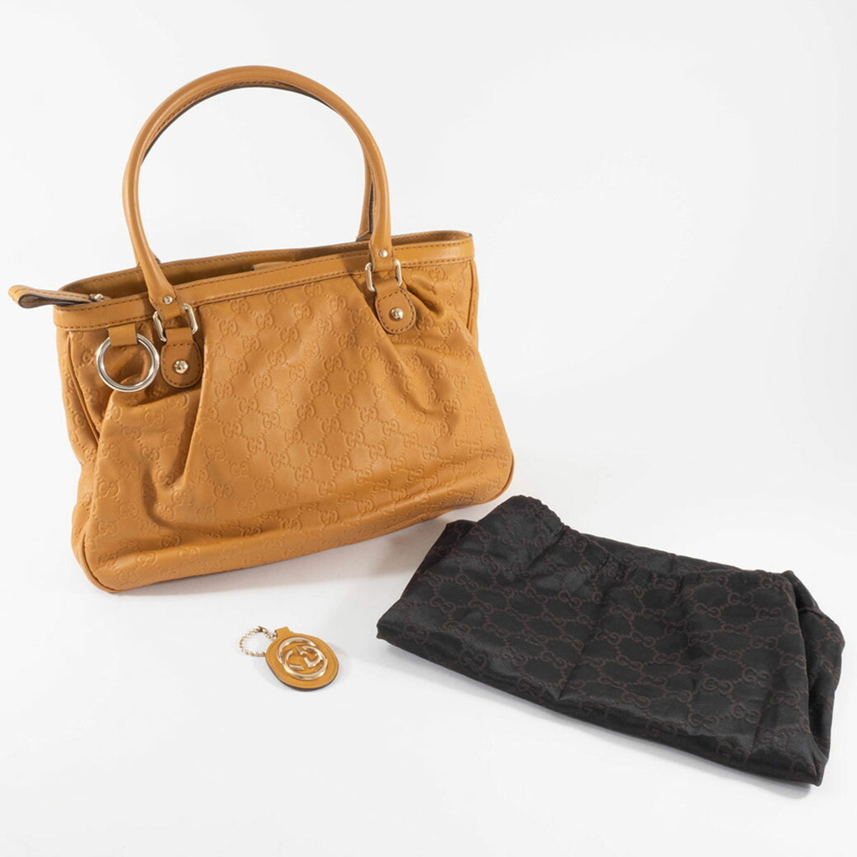Gucci Brown Leather Handbag (Pre-Owned)
