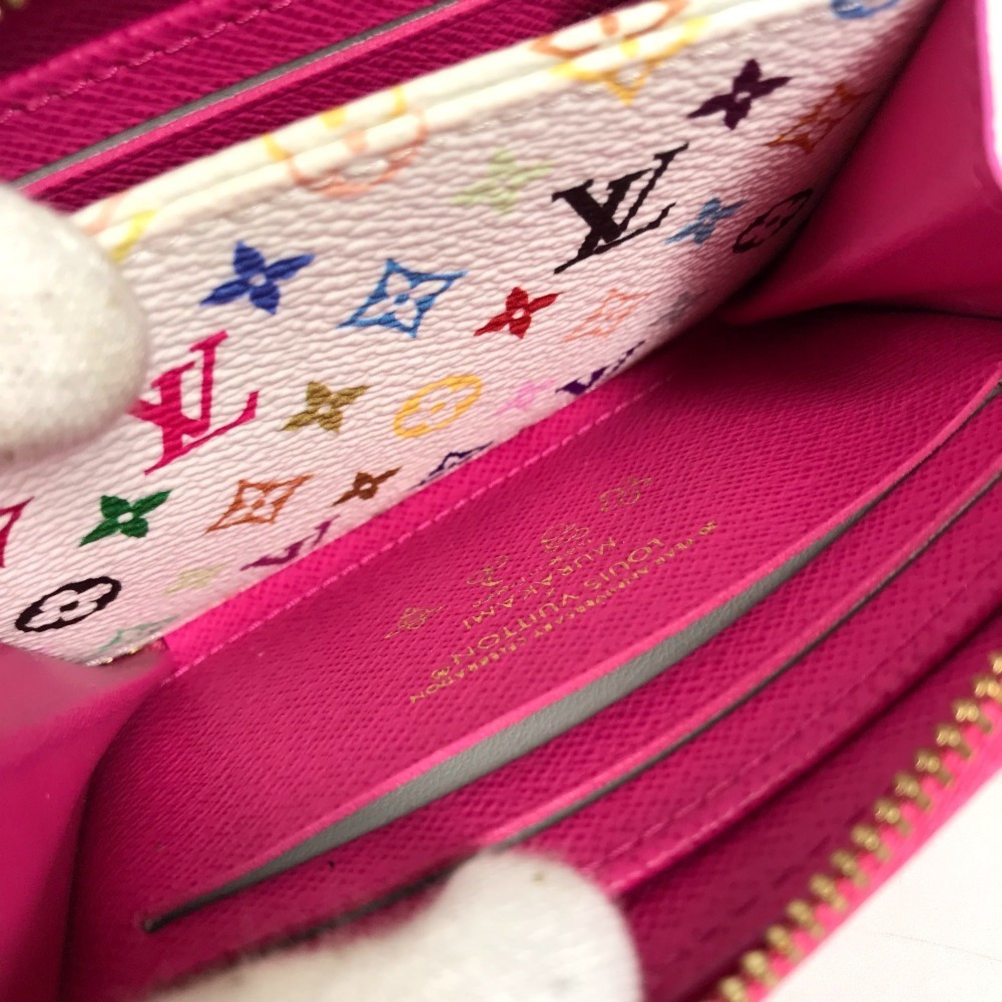Louis Vuitton Epi Pink Epi Leather Coin Purse/Coin Case (Pre-Owned)
