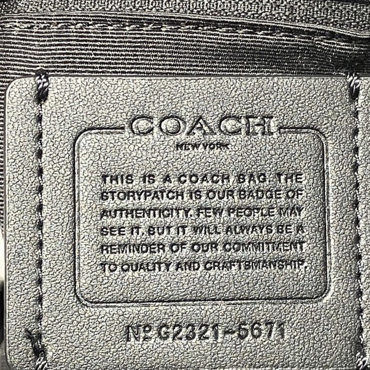 Coach Black Brown Signature Line Backpack (Pre-Owned)