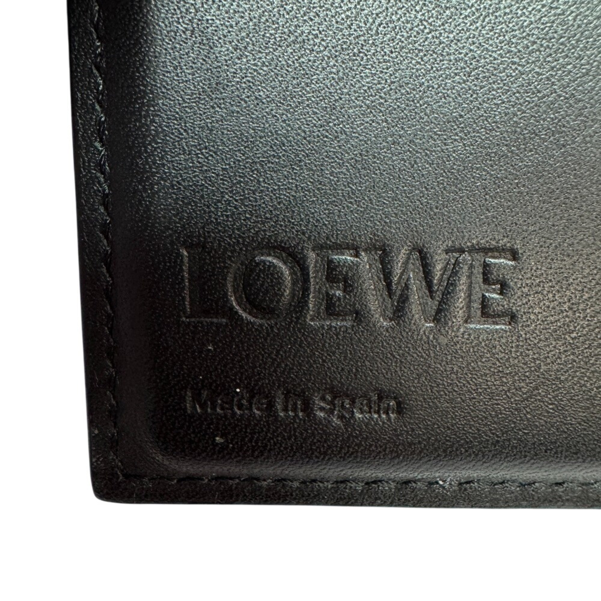 Loewe Black Leather Wallet (Tri-Fold) (Pre-Owned)
