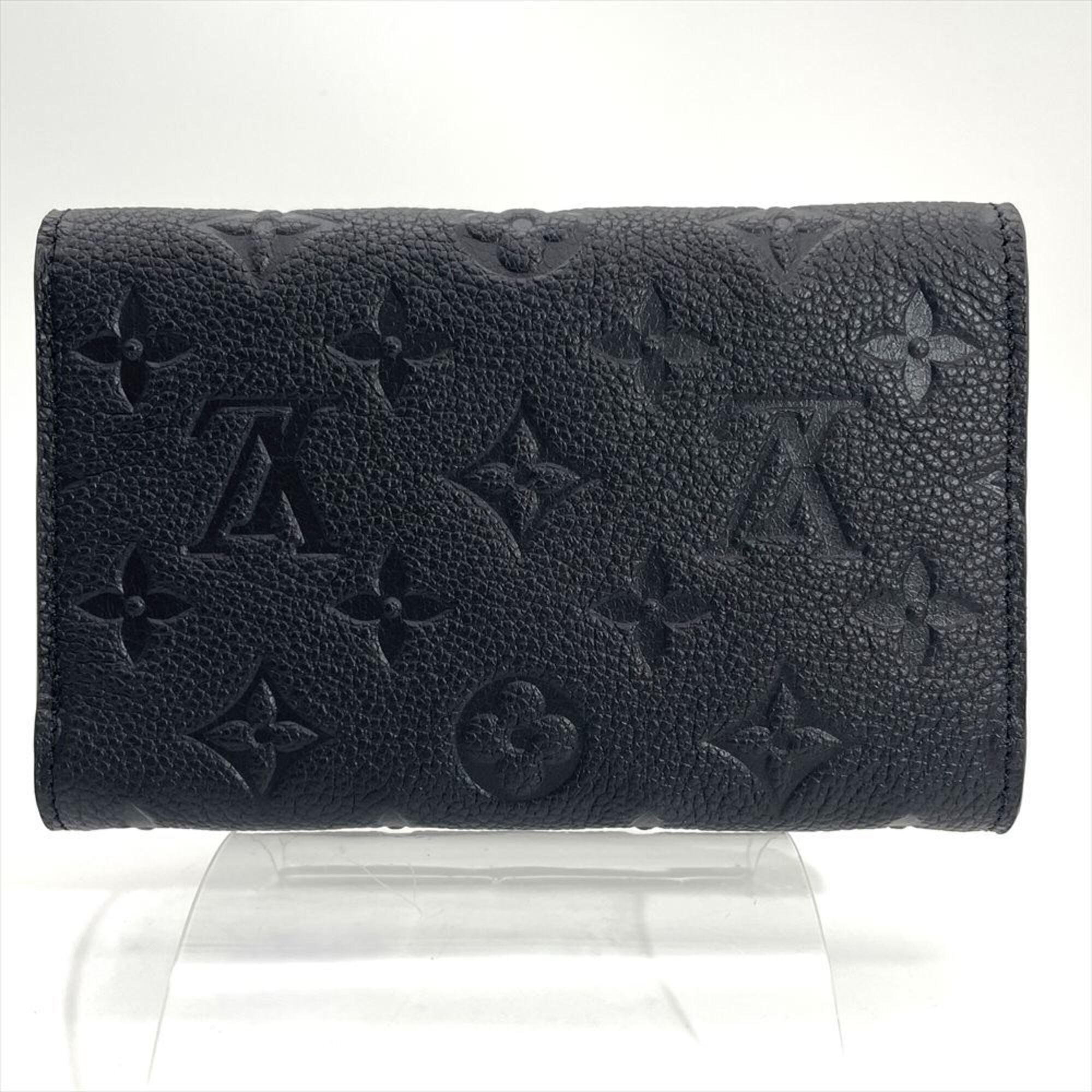 Louis Vuitton Black Monogram Monogram Empreinte Wallet (Tri-Fold) (Pre-Owned)