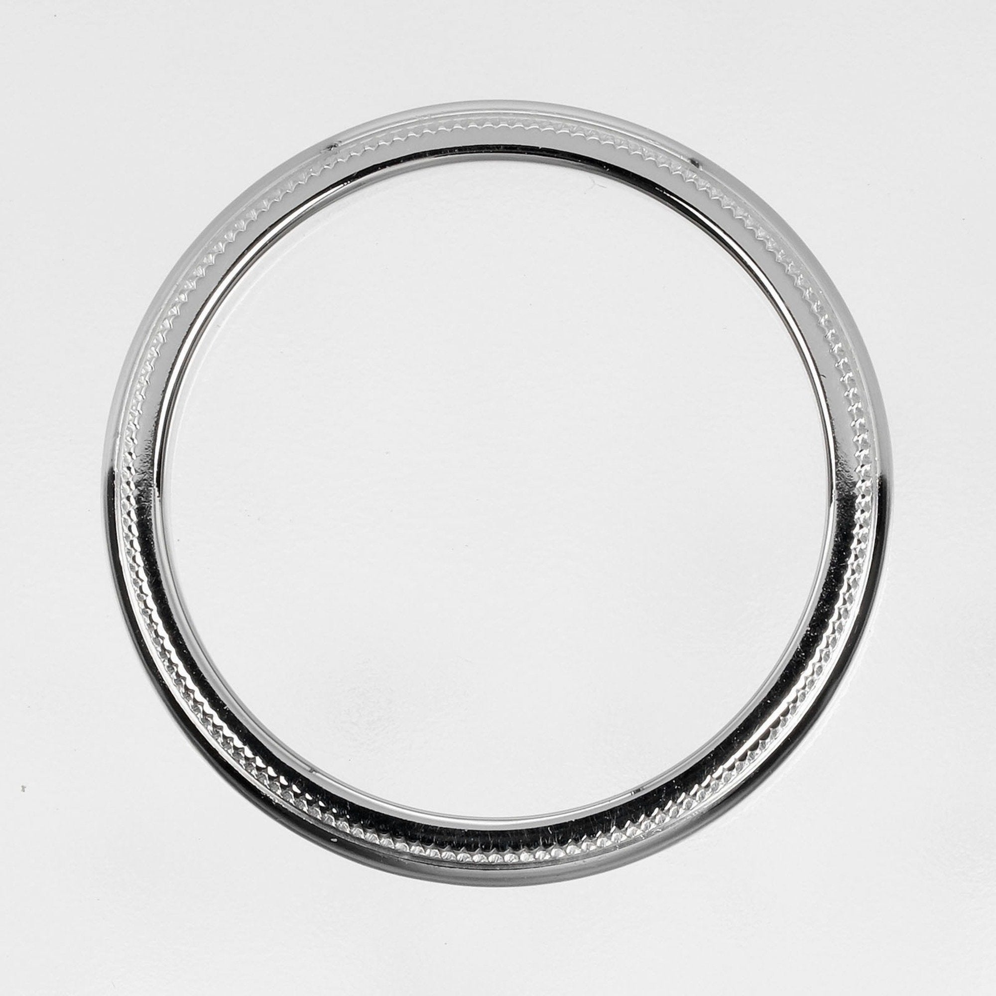 Tiffany Platinum Platinum 950 Band Ring (Pre-Owned)