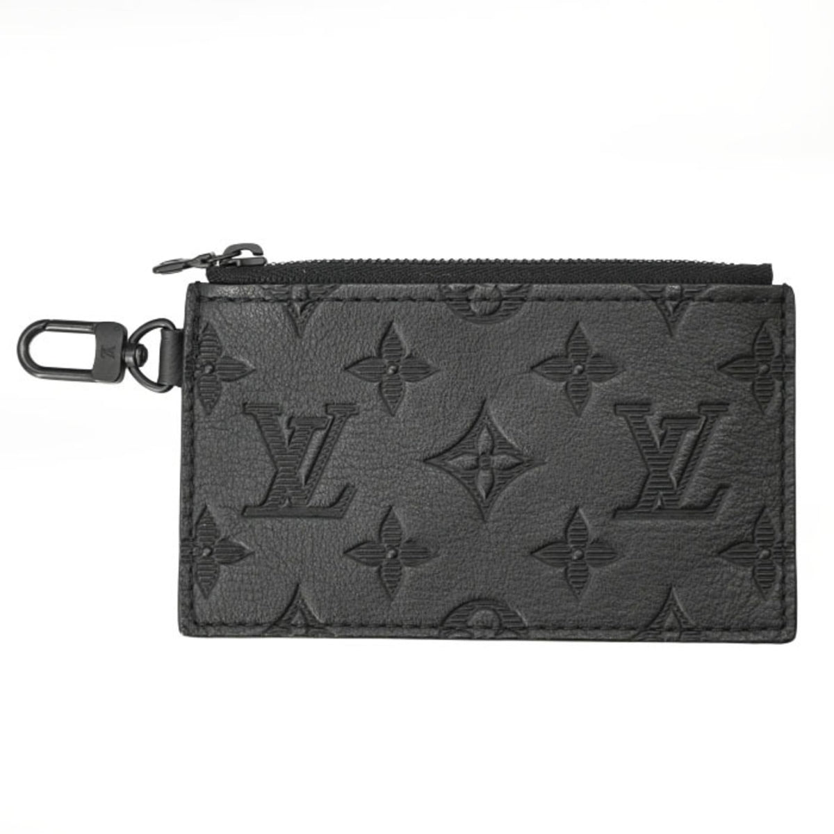 Louis Vuitton Black Monogram Shadow Leather Pouch Shoulder Bag (Pre-Owned)