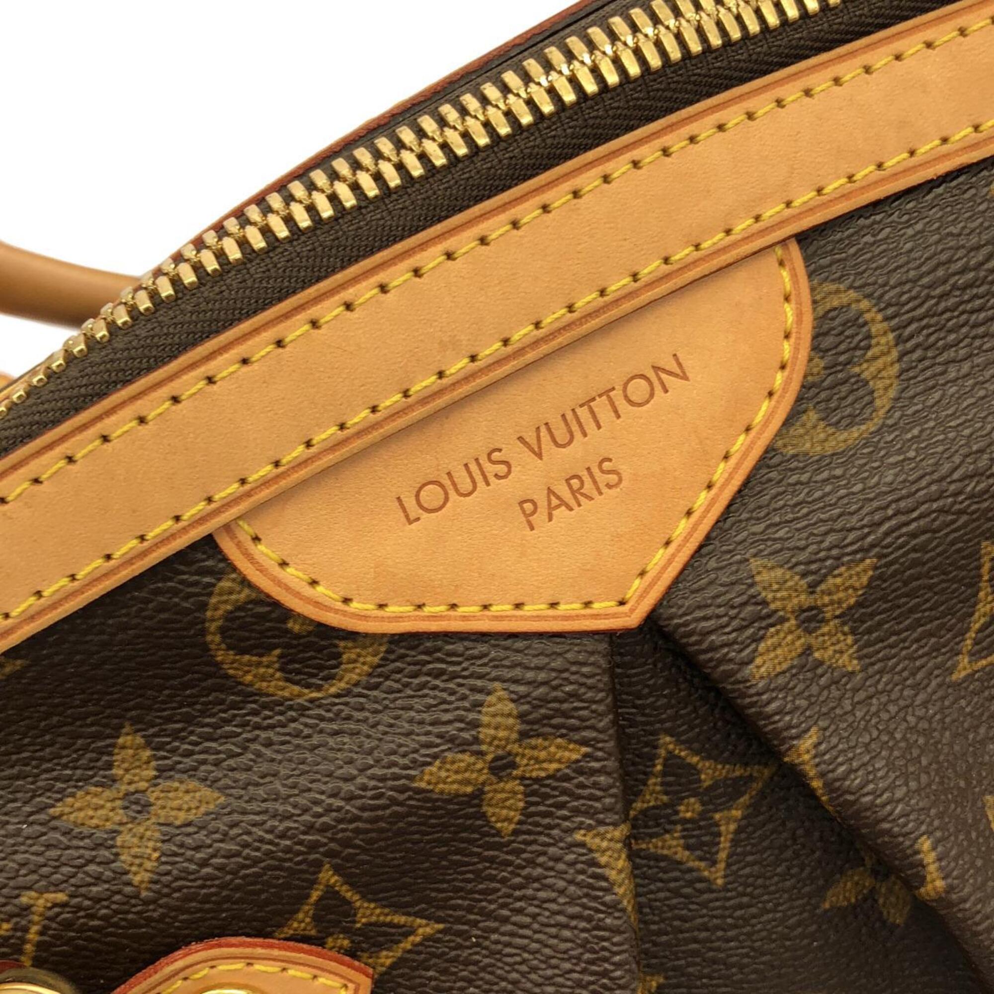 Louis Vuitton Marron Coated Canvas Shoulder Bag (Pre-Owned)