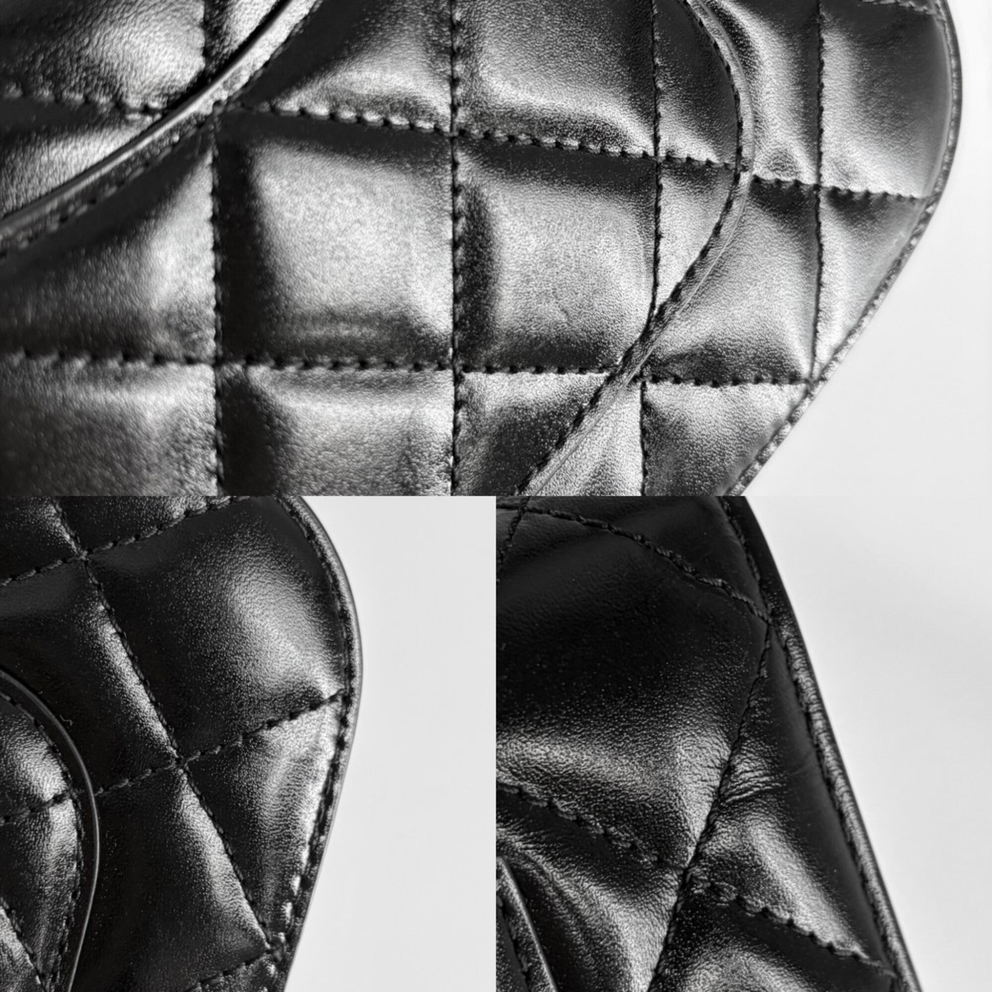 Chanel Black Leather Shoulder Bag (Pre-Owned)