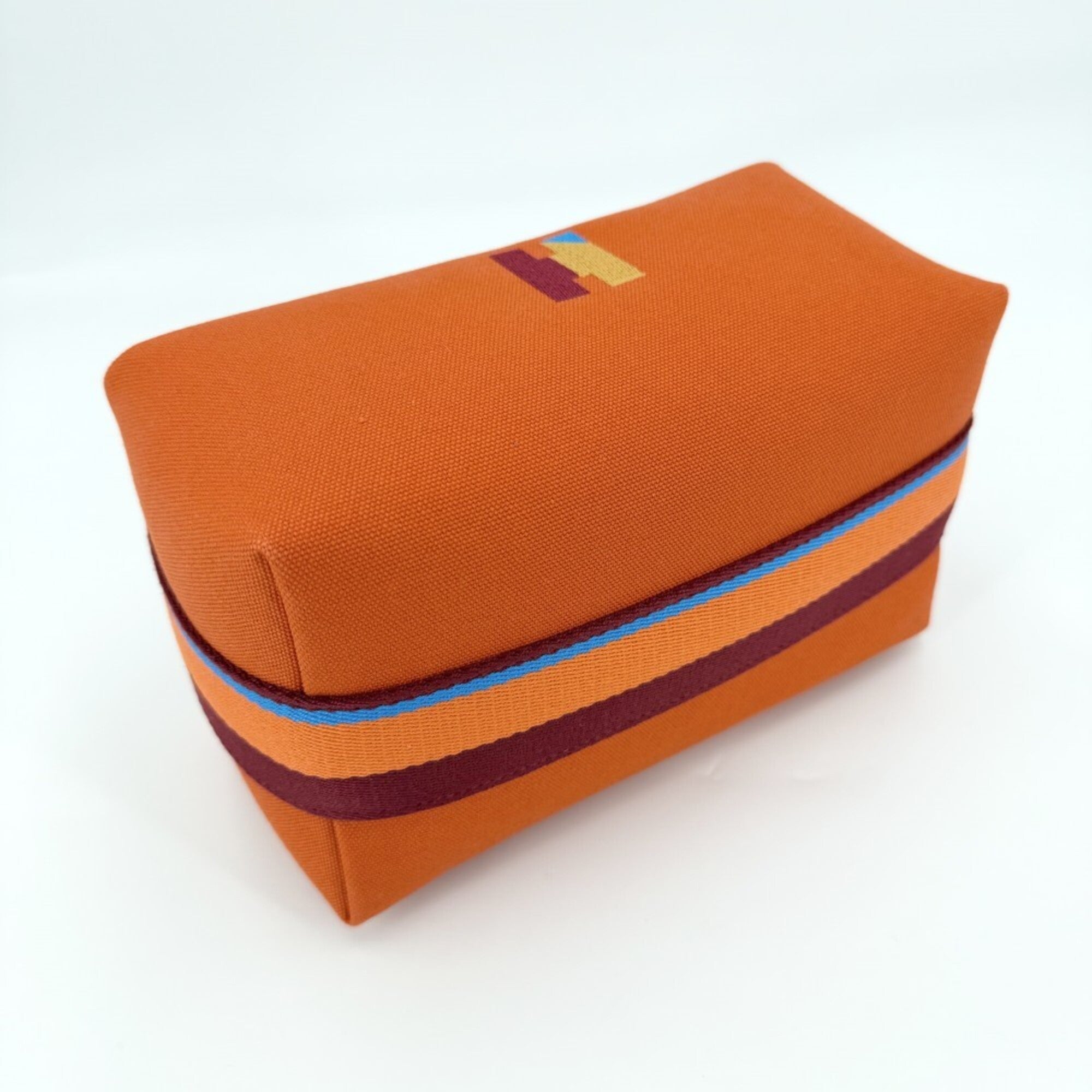 Hermes Orange Cotton Handbag Pouch (Pre-Owned)