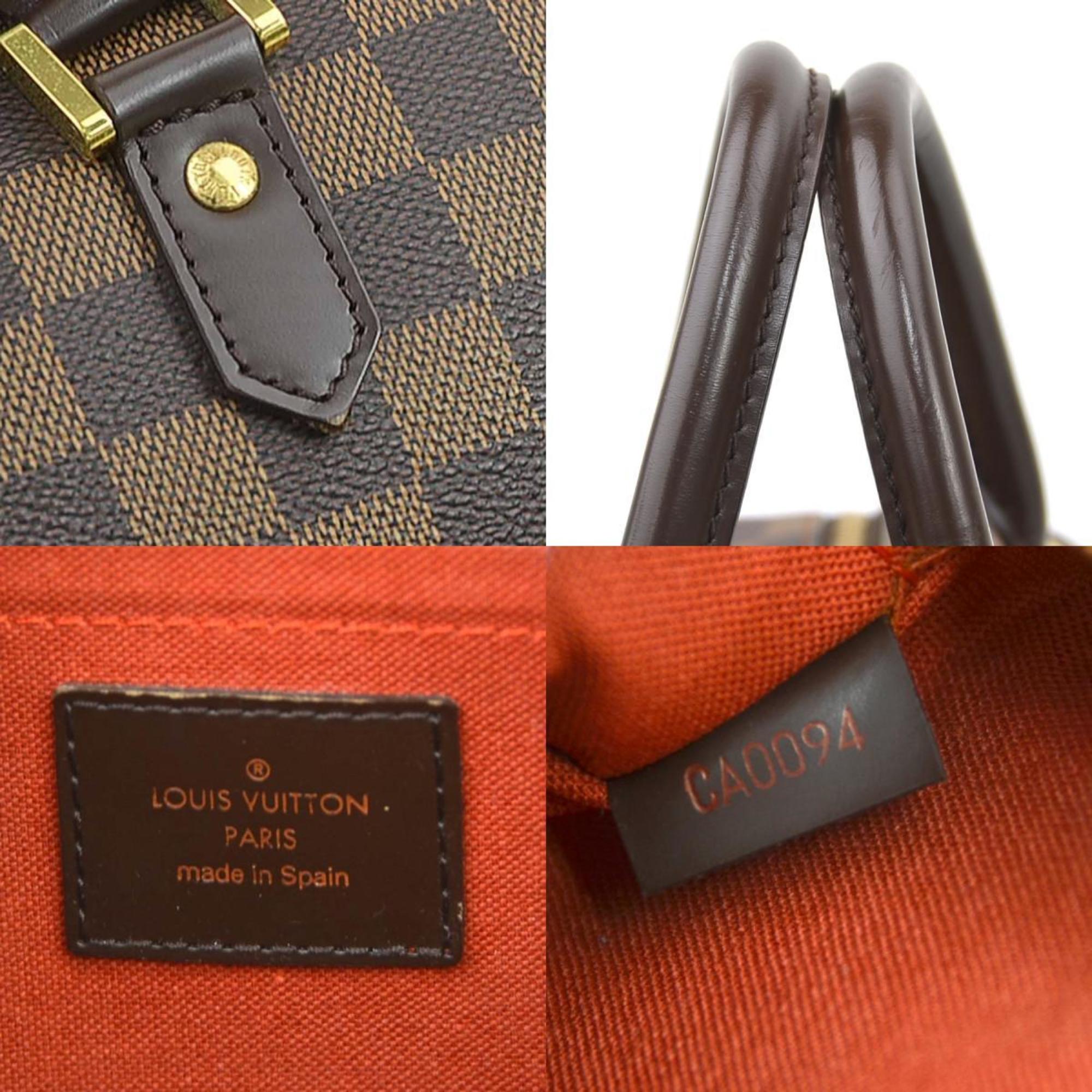 Louis Vuitton Brown Damier Canvas Handbag (Pre-Owned)