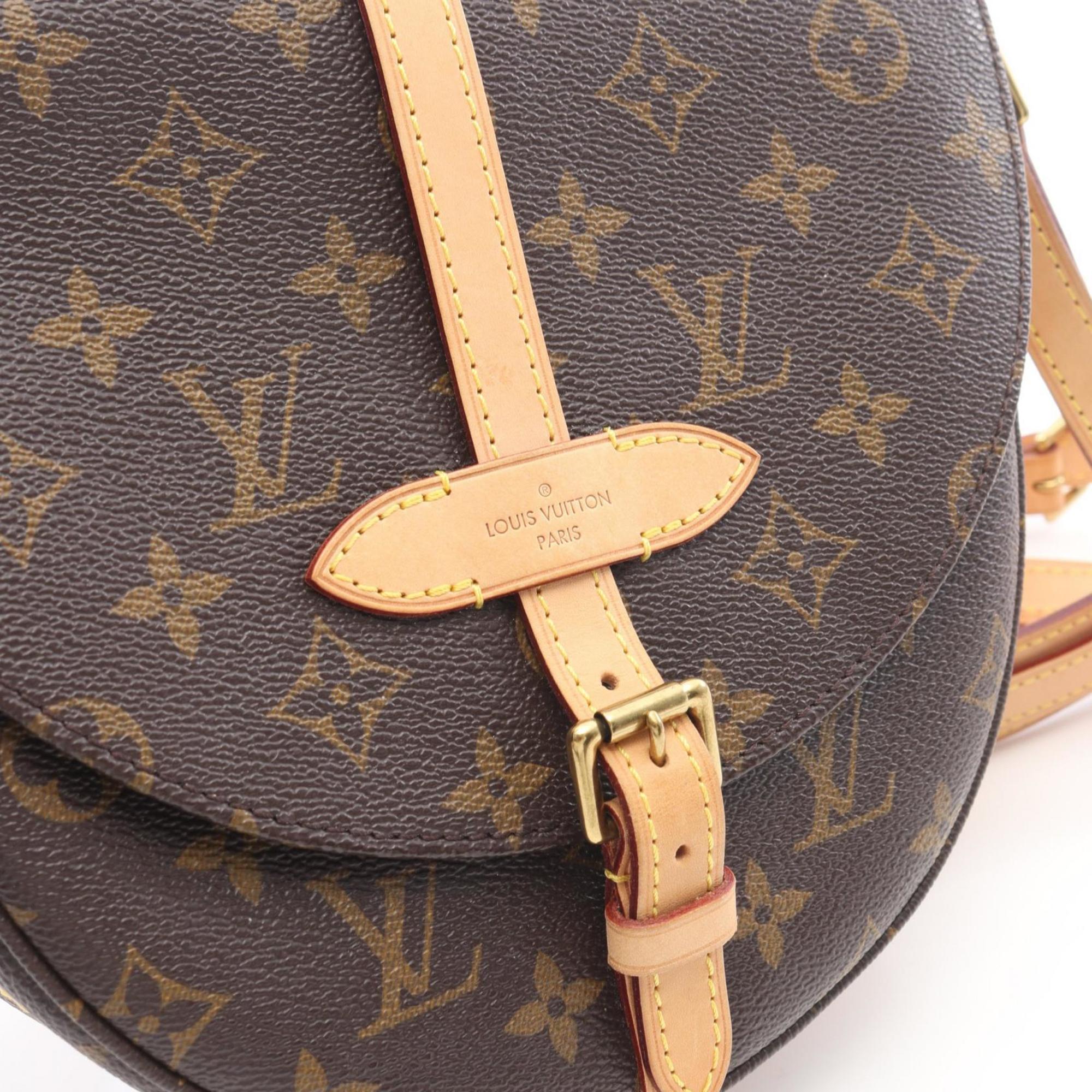 Louis Vuitton Brown Coated Canvas Pvc Monogram Leather Shoulder Bag (Pre-Owned)