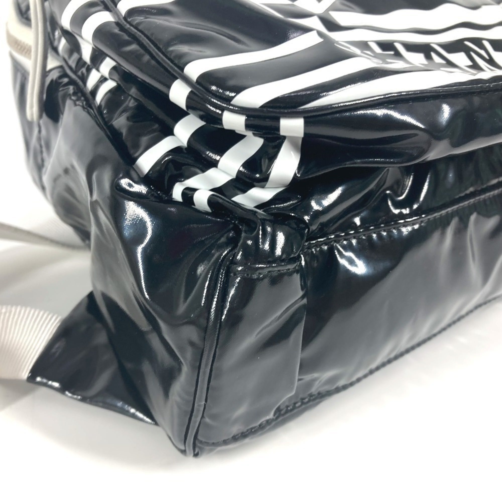 Chanel Black White Pvc Backpack (Pre-Owned)