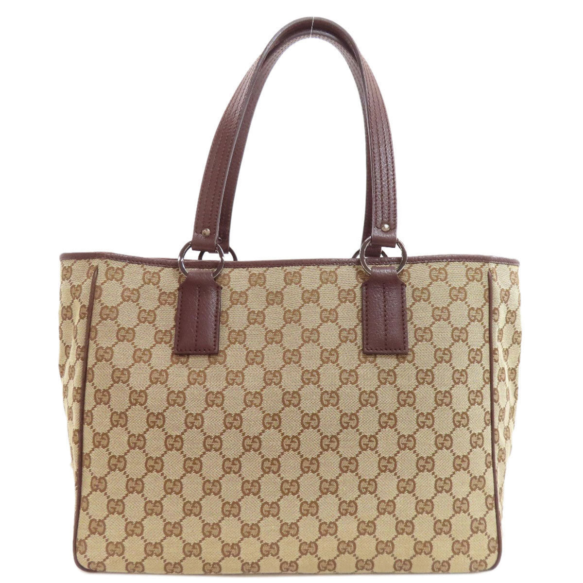 Gucci Brown Canvas Tote Bag (Pre-Owned)