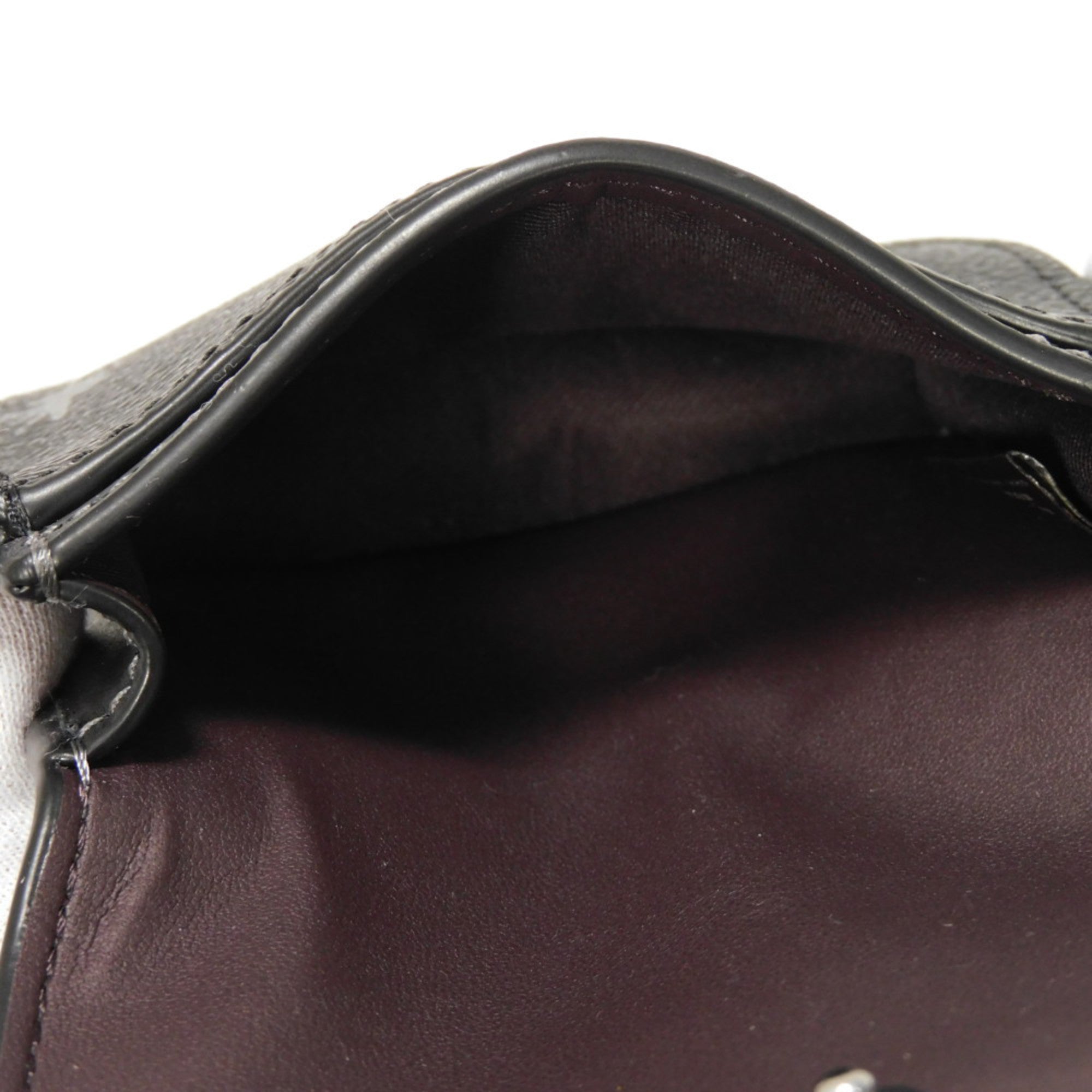 Coach Poppy Black Coated Canvas Shoulder Bag Sling Bag (Pre-Owned)