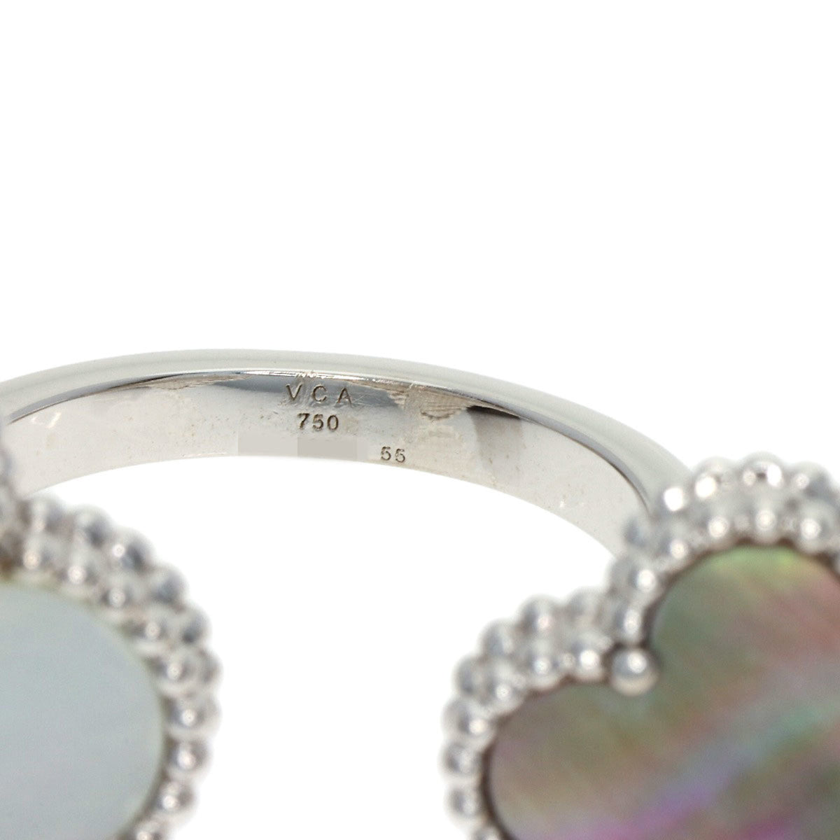 Van Cleef & Arpels White Gold White Gold (18K) Band Ring (Pre-Owned)