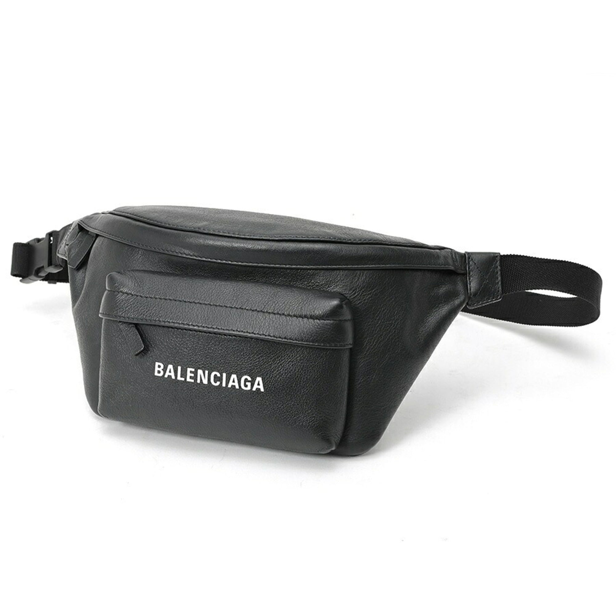 Balenciaga Black Leather Sling Bag (Pre-Owned)