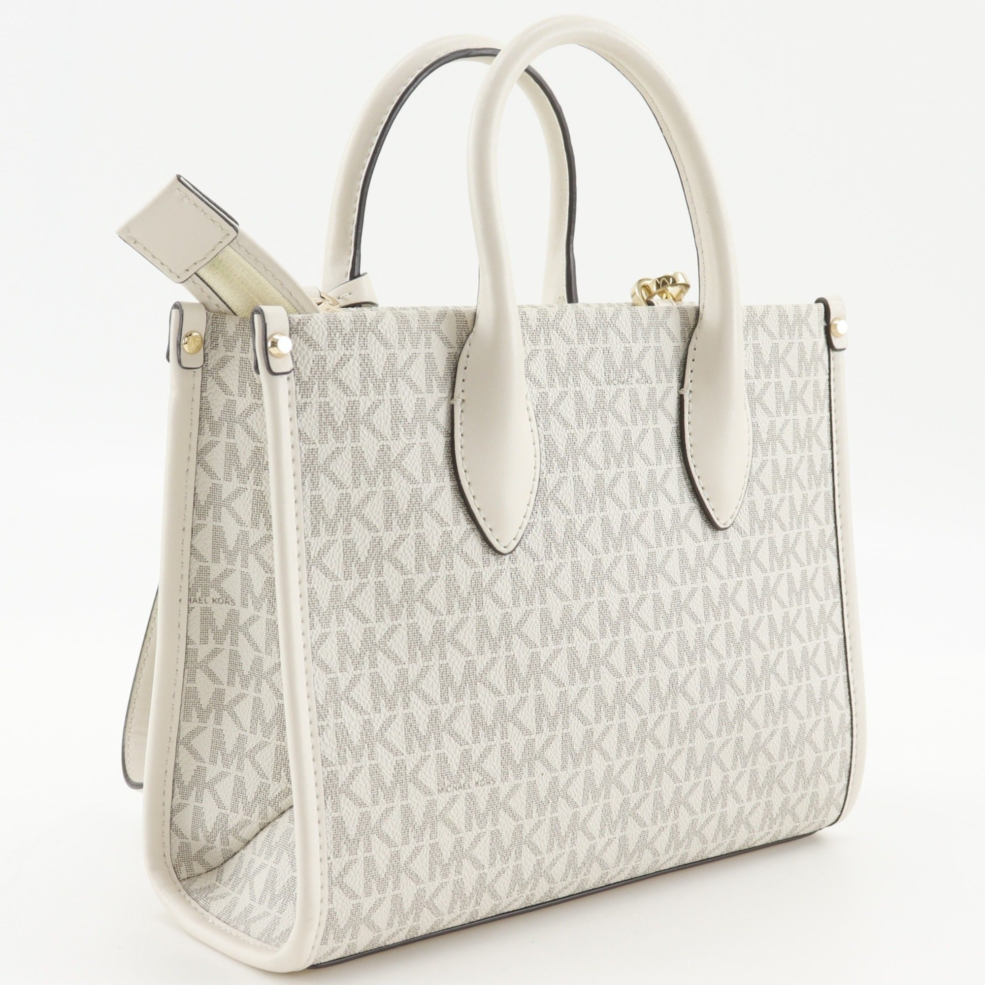 Michael Kors White Pvc Handbag (Pre-Owned)