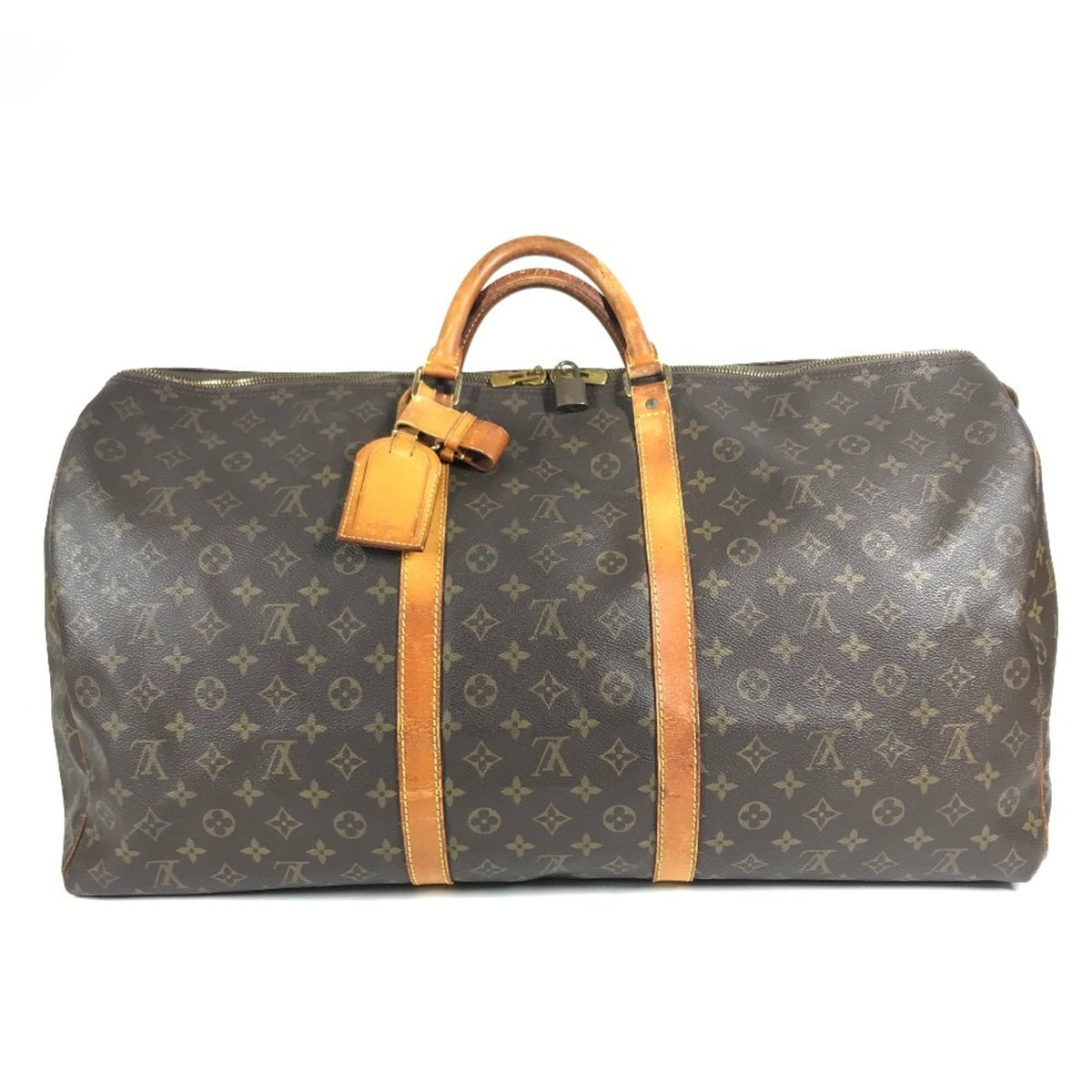 Louis Vuitton Brown Monogram Boston Bag Handbag (Pre-Owned)