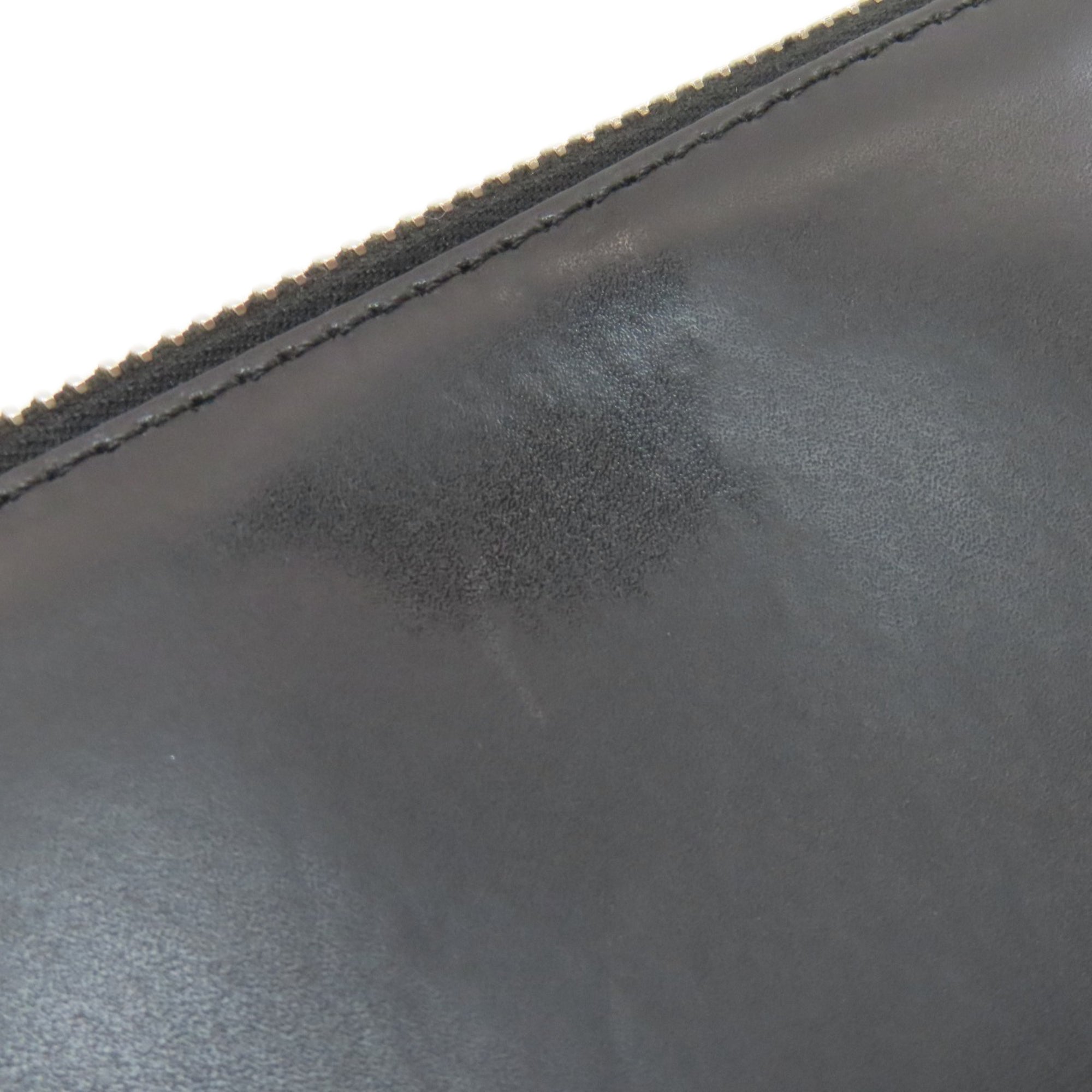 Valentino Black Leather Clutch Bag (Pre-Owned)