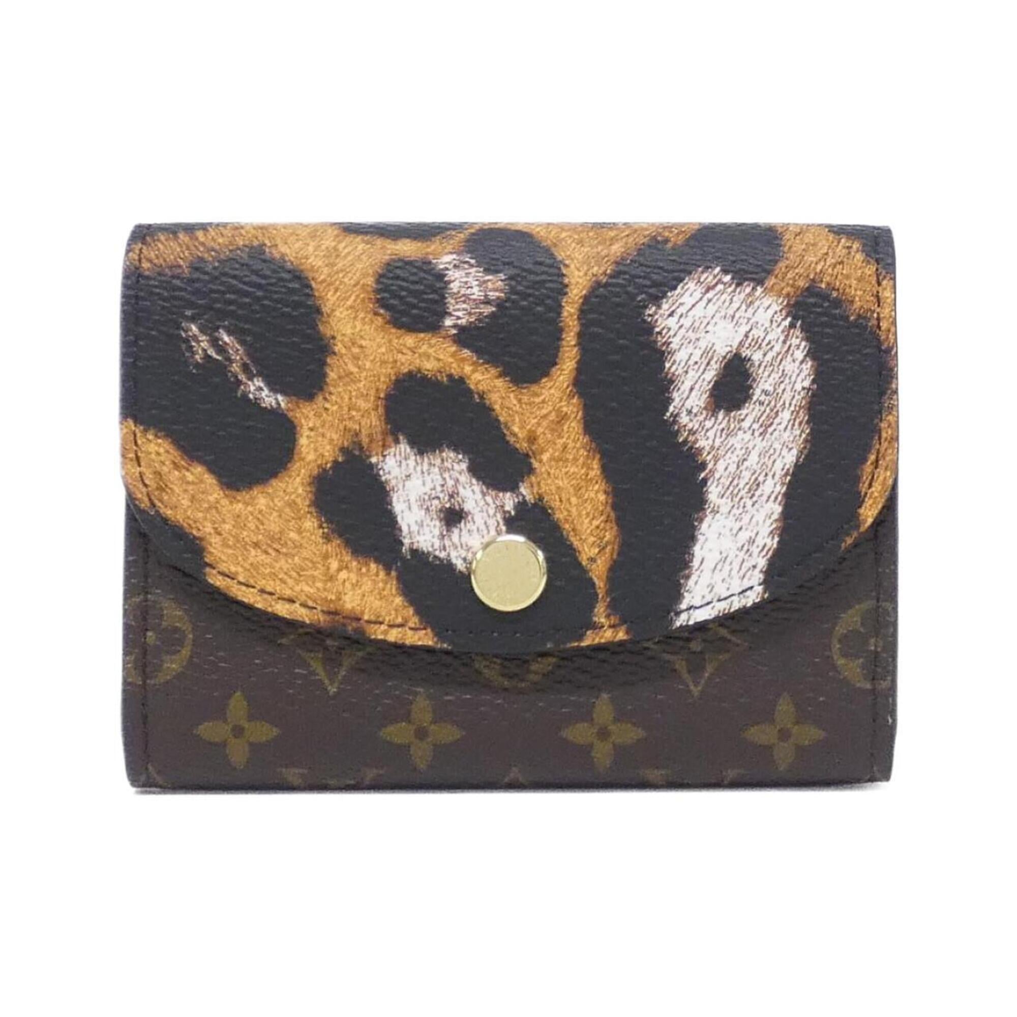 Louis Vuitton Marron Coated Canvas Coin Purse/Coin Case (Pre-Owned)