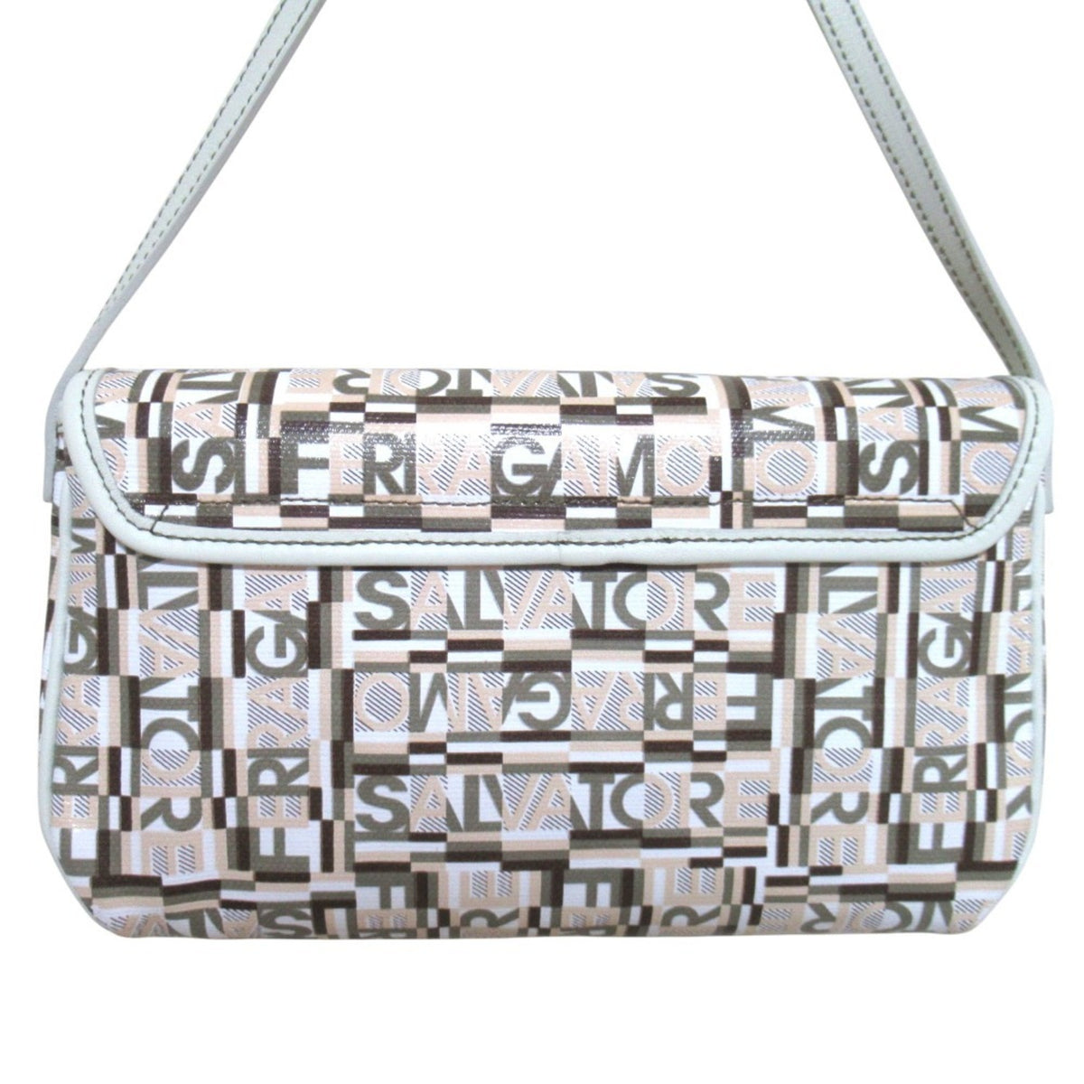 Salvatore Ferragamo Multi-Color Pvc Shoulder Bag (Pre-Owned)