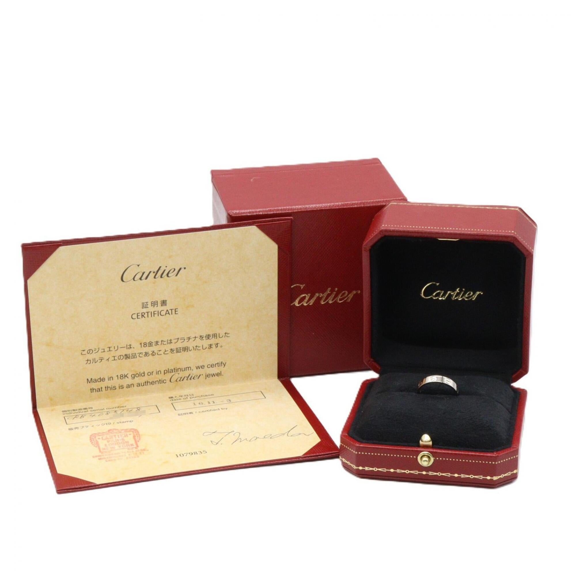 Cartier Silver White Gold (18K) Band Ring (Pre-Owned)
