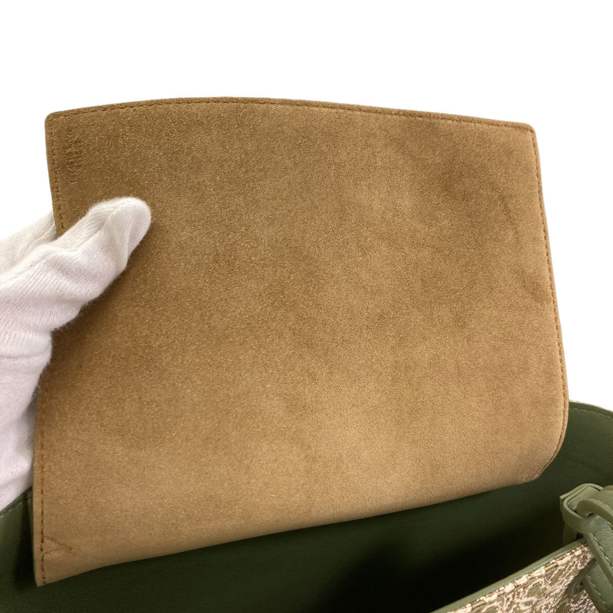 Loewe Green Canvas Tote Bag (Pre-Owned)