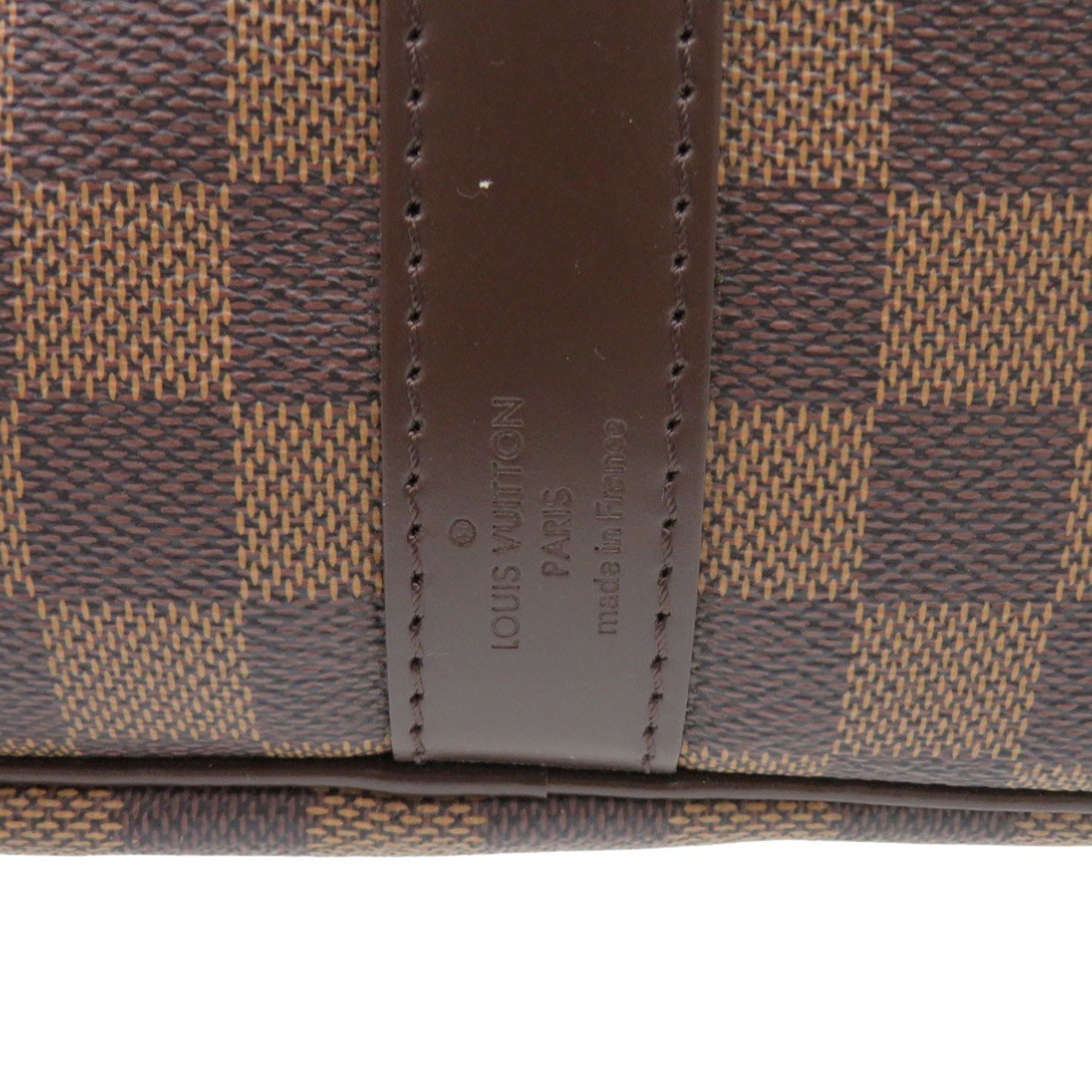 Louis Vuitton Brown Damier Canvas Boston Bag (Pre-Owned)