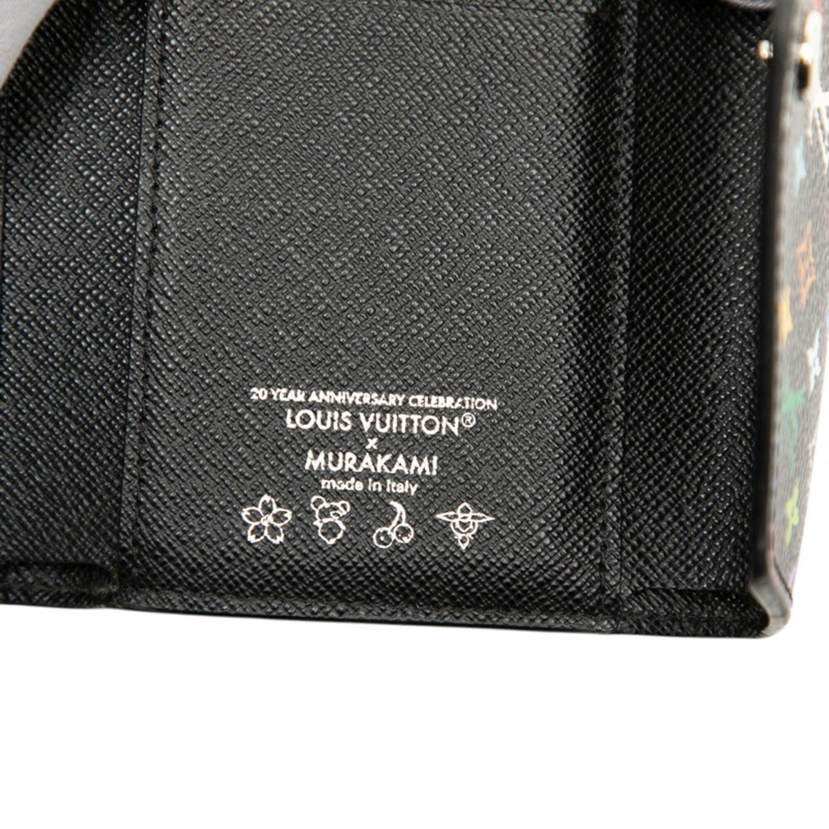 Louis Vuitton Black Pvc Wallet (Tri-Fold) (Pre-Owned)