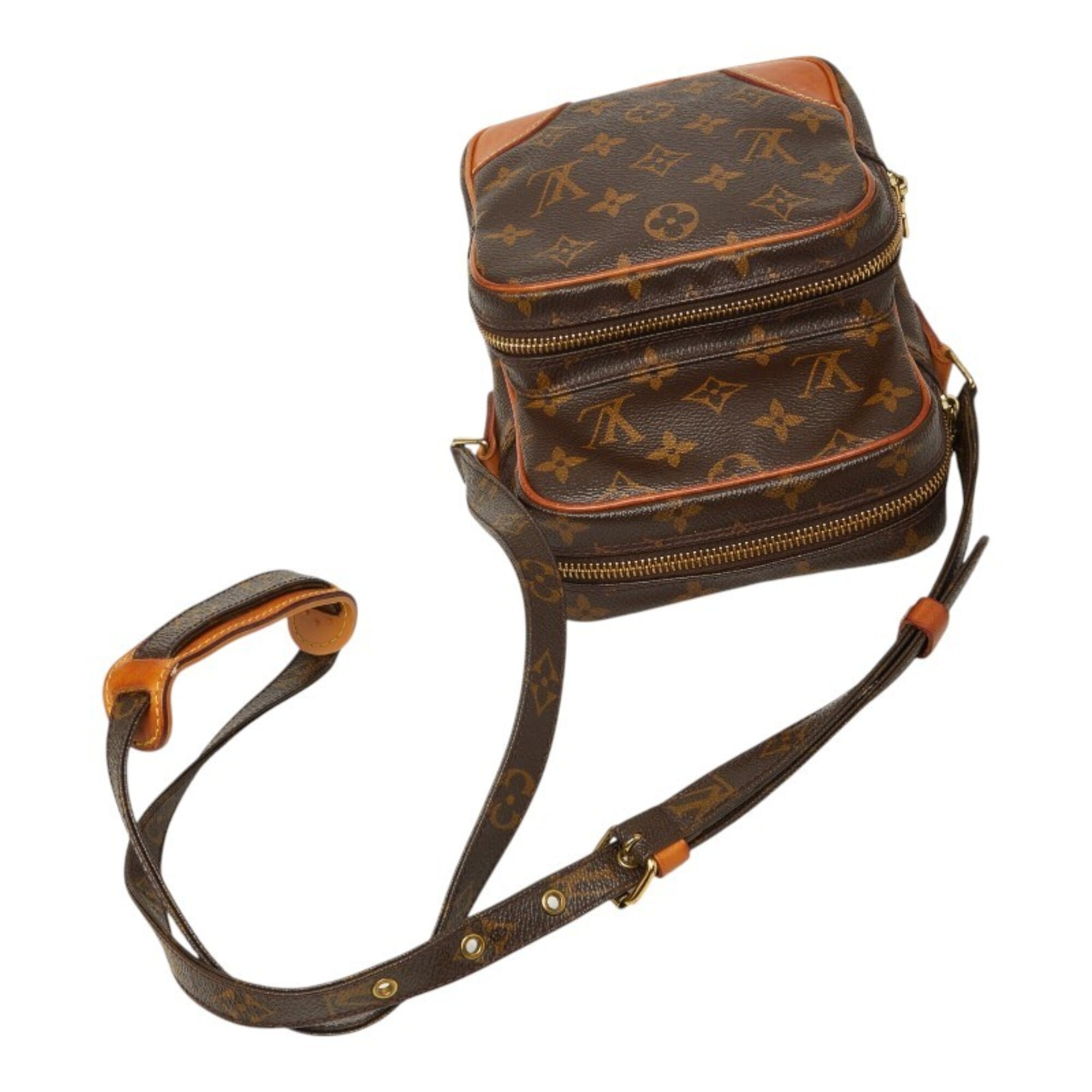 Louis Vuitton Monogram Brown Pvc Leather Shoulder Bag (Pre-Owned)