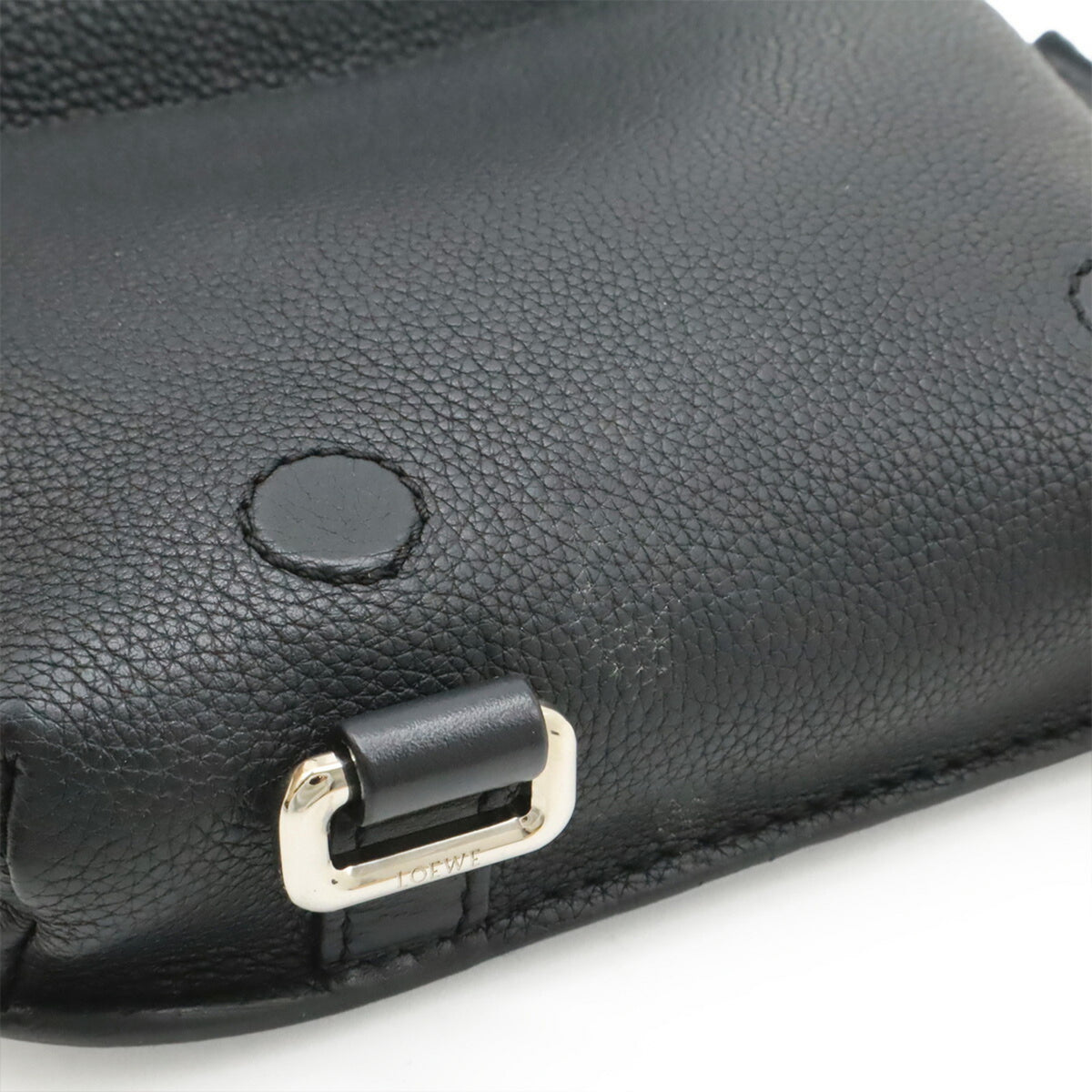 Loewe Black Leather Shoulder Bag Sling Bag (Pre-Owned)