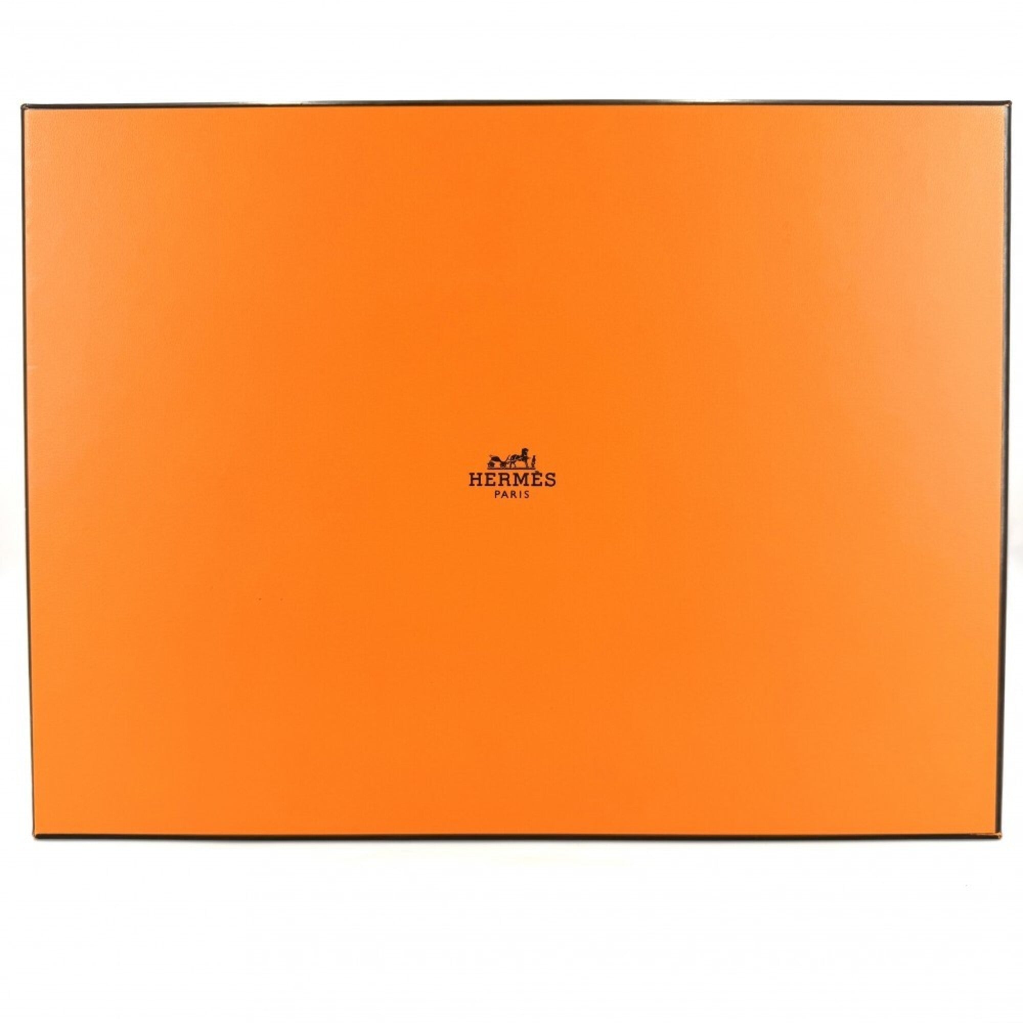 Hermes Orange Taurillon Clemence Leather Handbag (Pre-Owned)