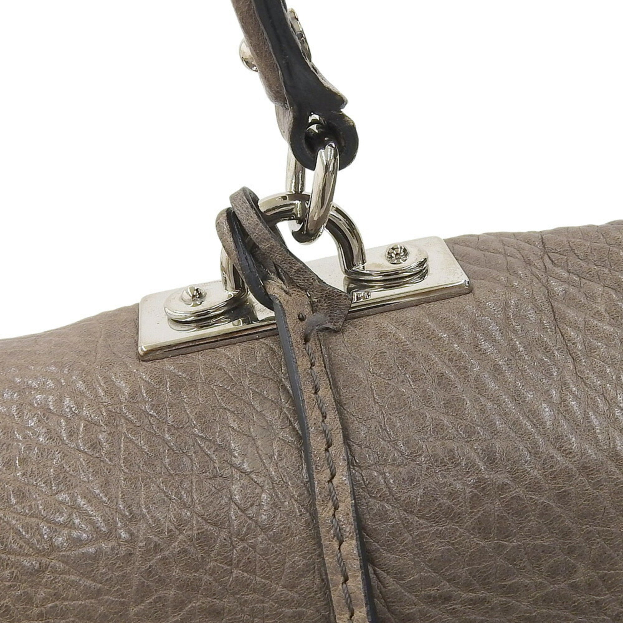 Celine Gray Leather Handbag (Pre-Owned)