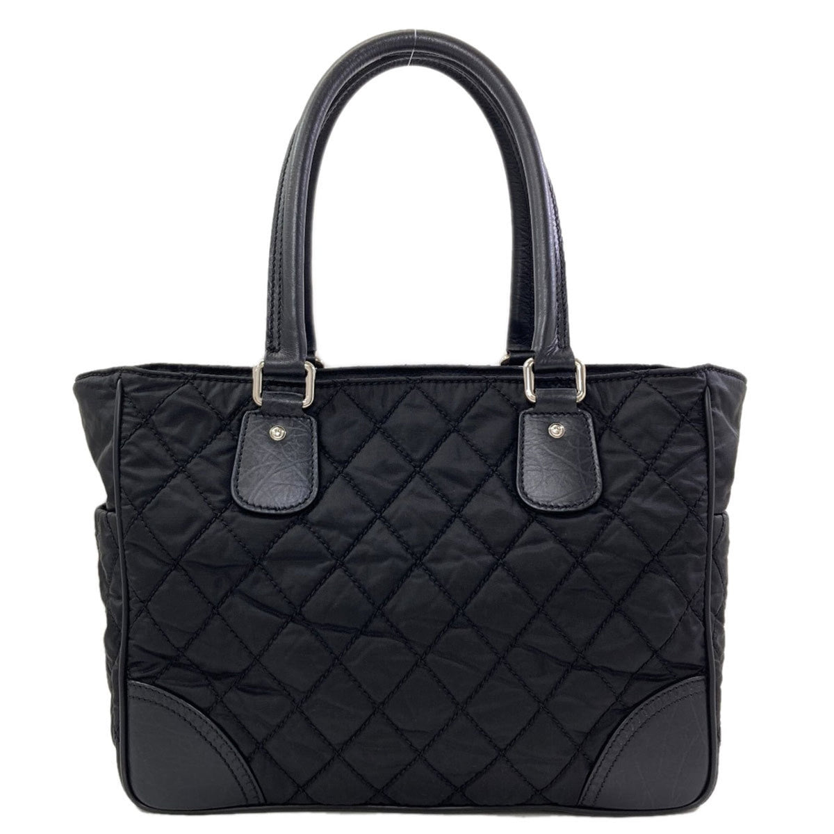 Chanel Black Nylon Tote Bag (Pre-Owned)