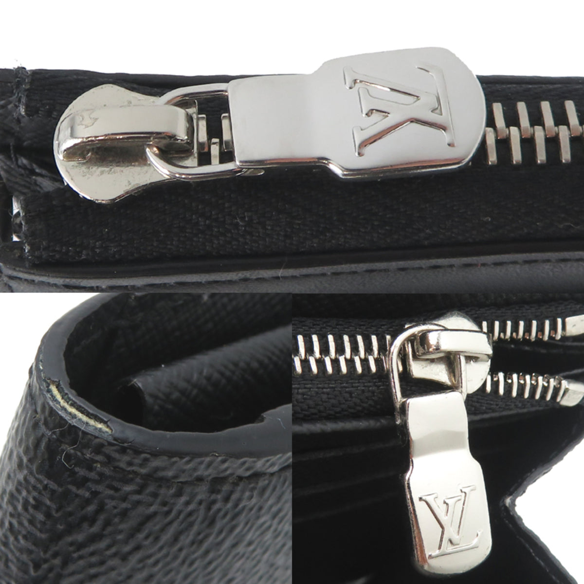 Louis Vuitton Black Damier Graphite Long Wallet (Bi-Fold) (Pre-Owned)