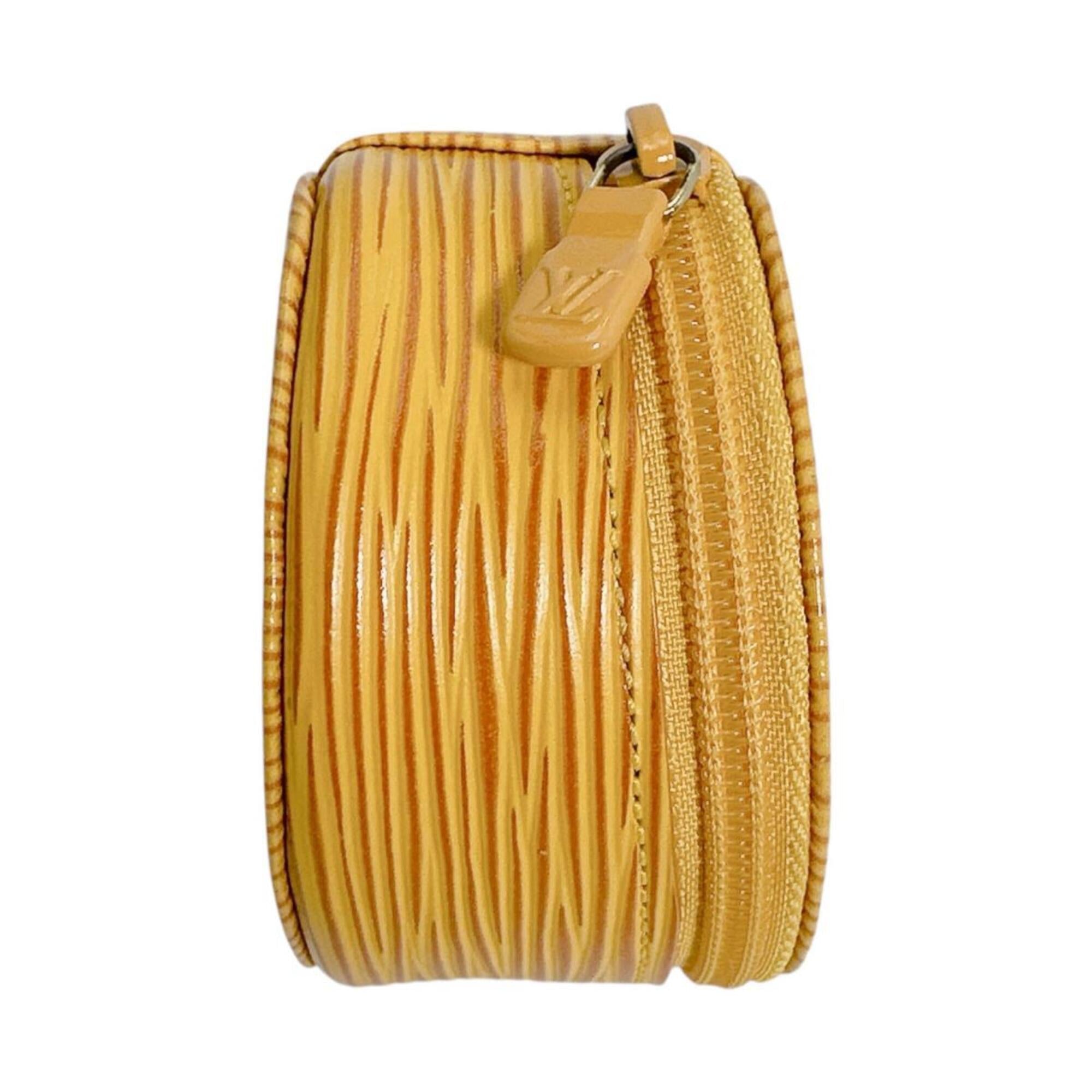 Louis Vuitton Yellow Epi Leather Pouch (Pre-Owned)