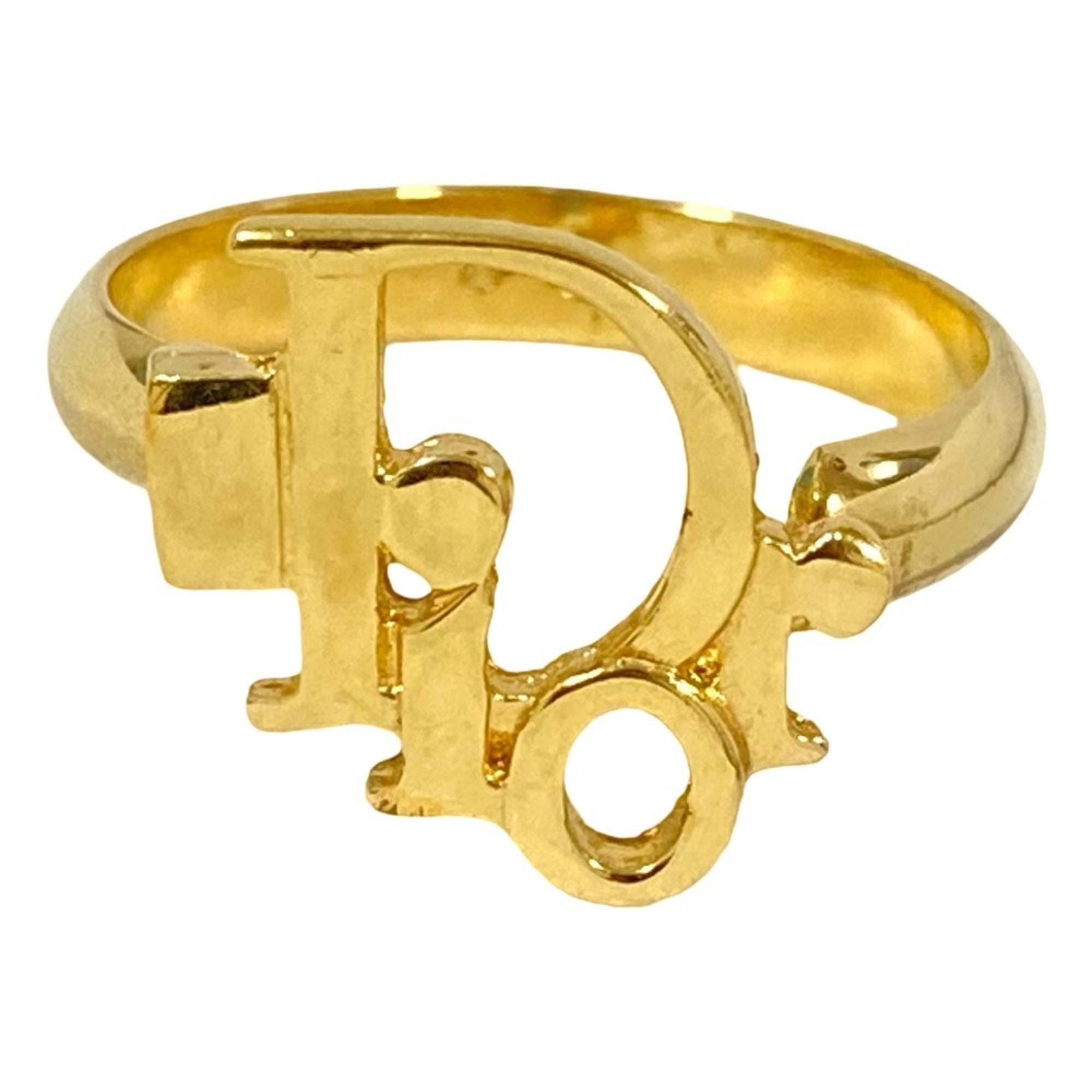 Christian Dior Gold Band Ring (Pre-Owned)