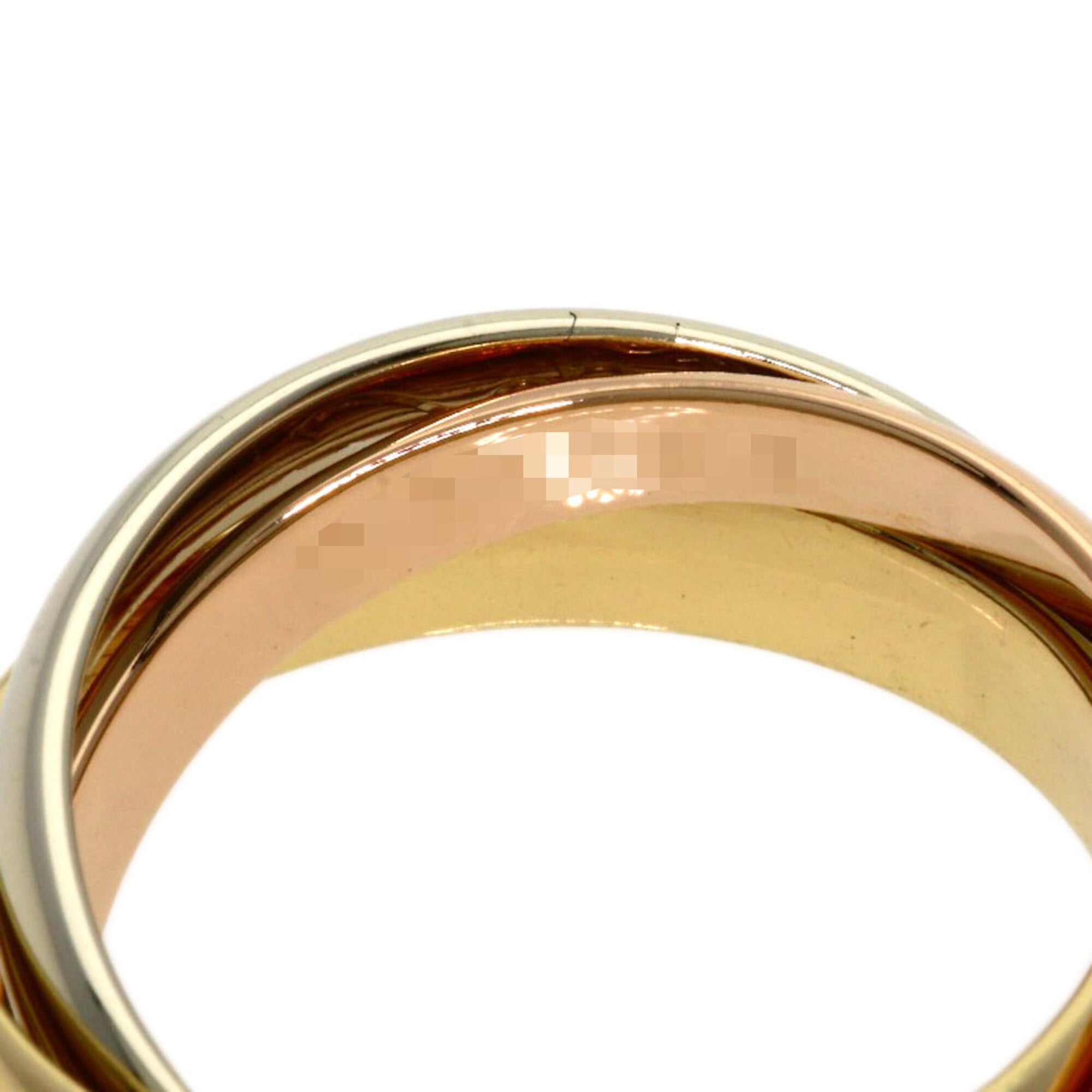 Cartier Yellow Gold (18K) White Gold (18K) Band Ring (Pre-Owned)