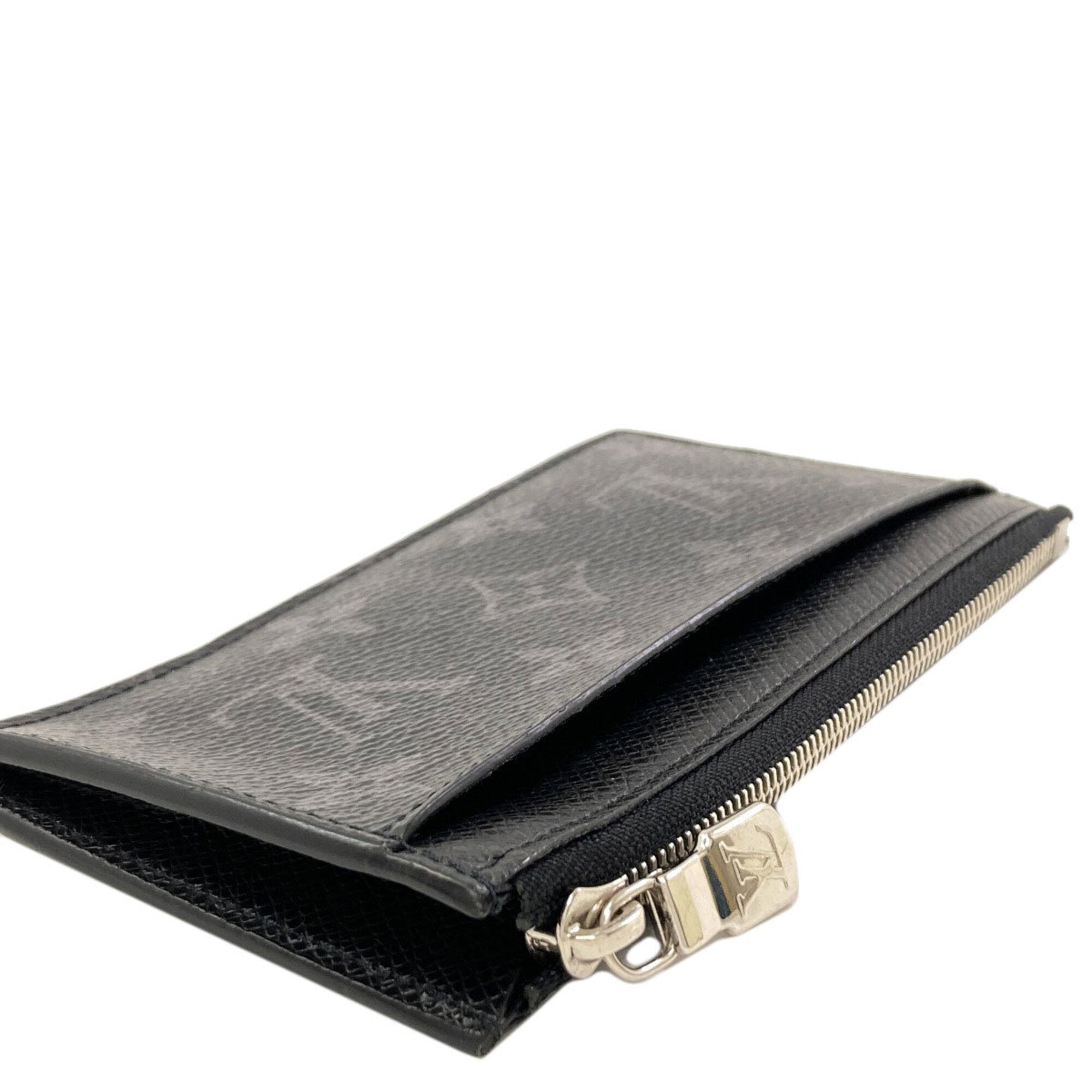 Louis Vuitton Black Monogram Eclipse Coin Purse/Coin Case (Pre-Owned)