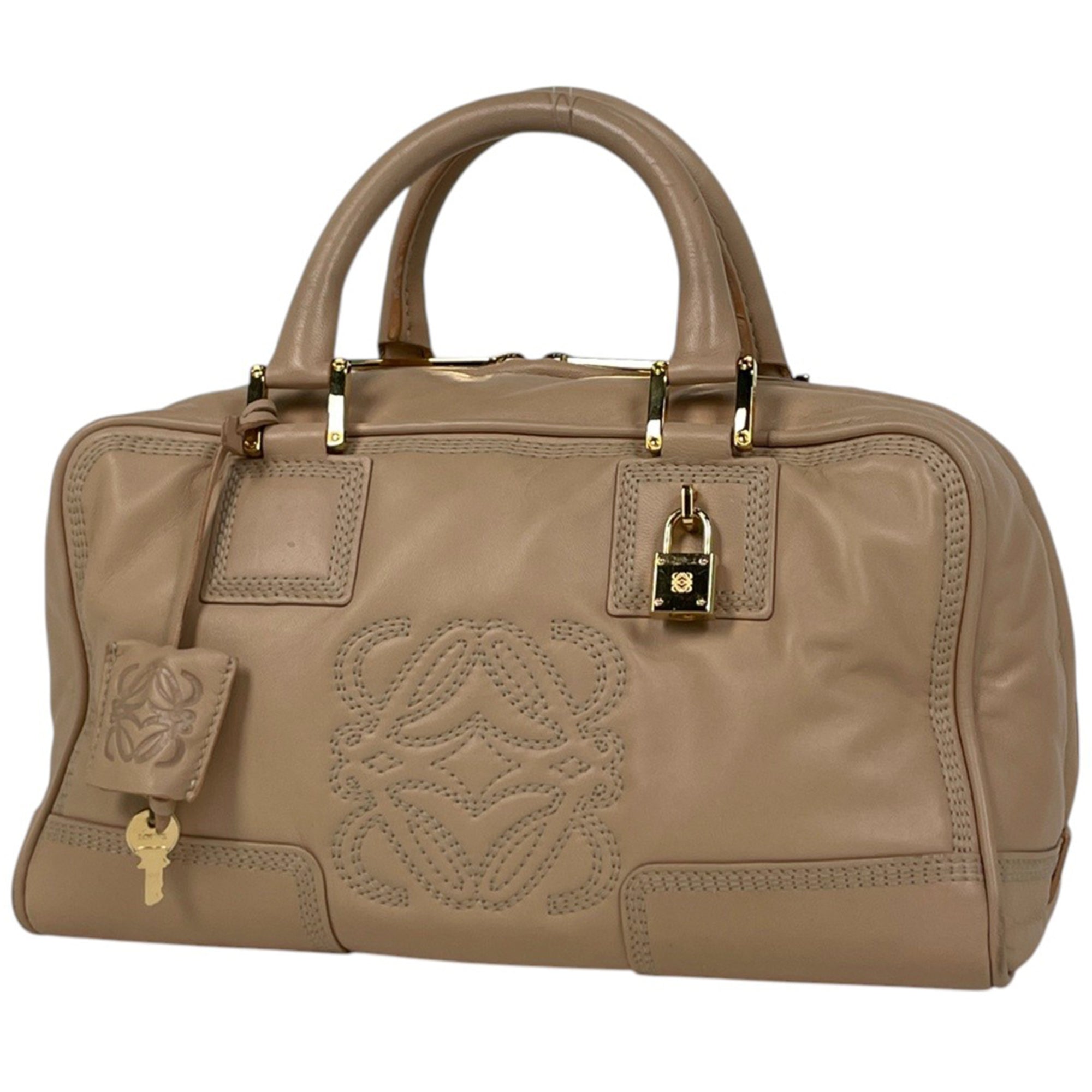 Loewe Beige Leather Handbag (Pre-Owned)