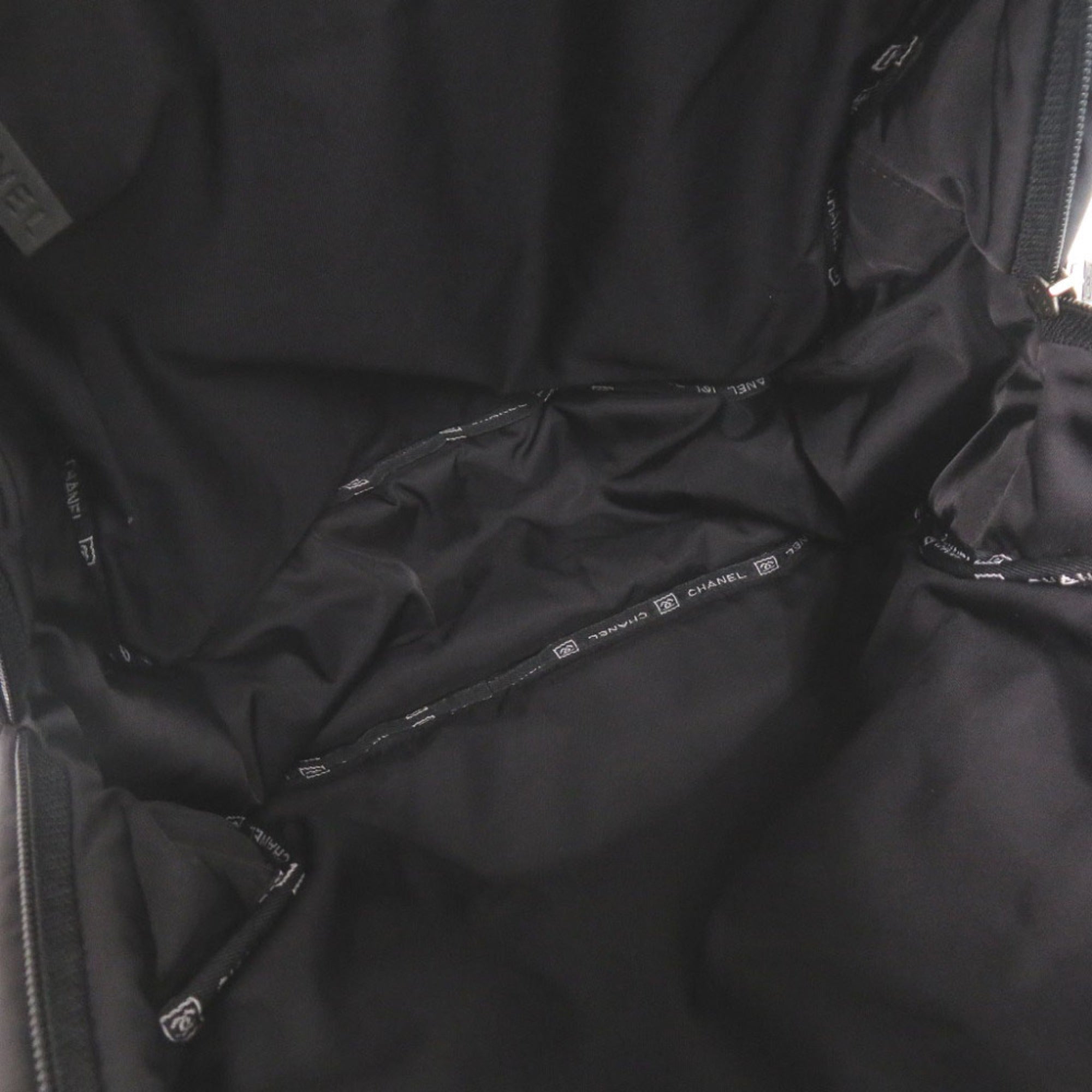Chanel Black Nylon Backpack (Pre-Owned)